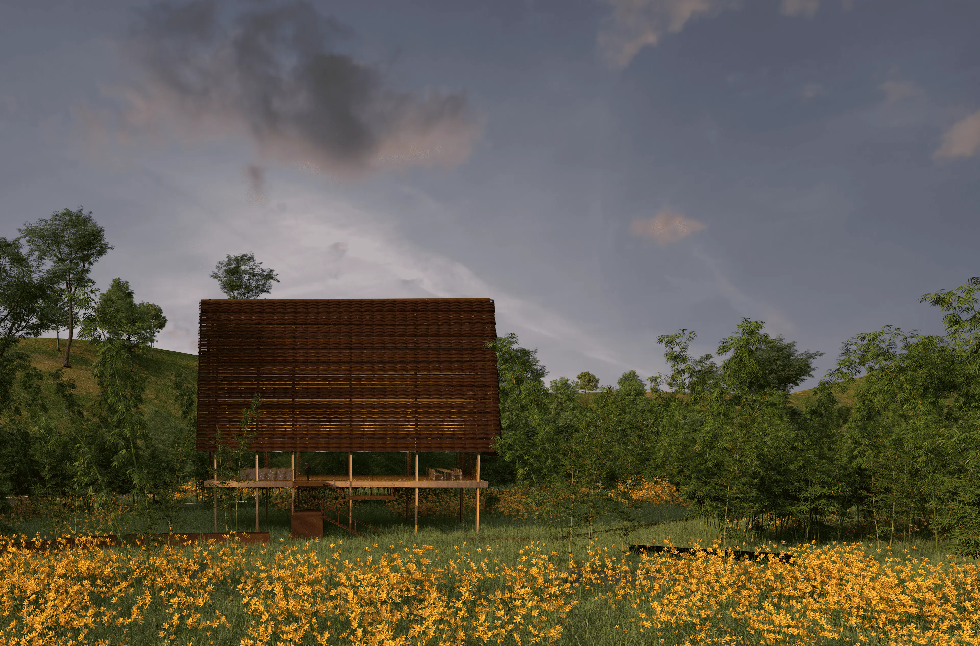 Bamboo Teahouse Pavilion — 3