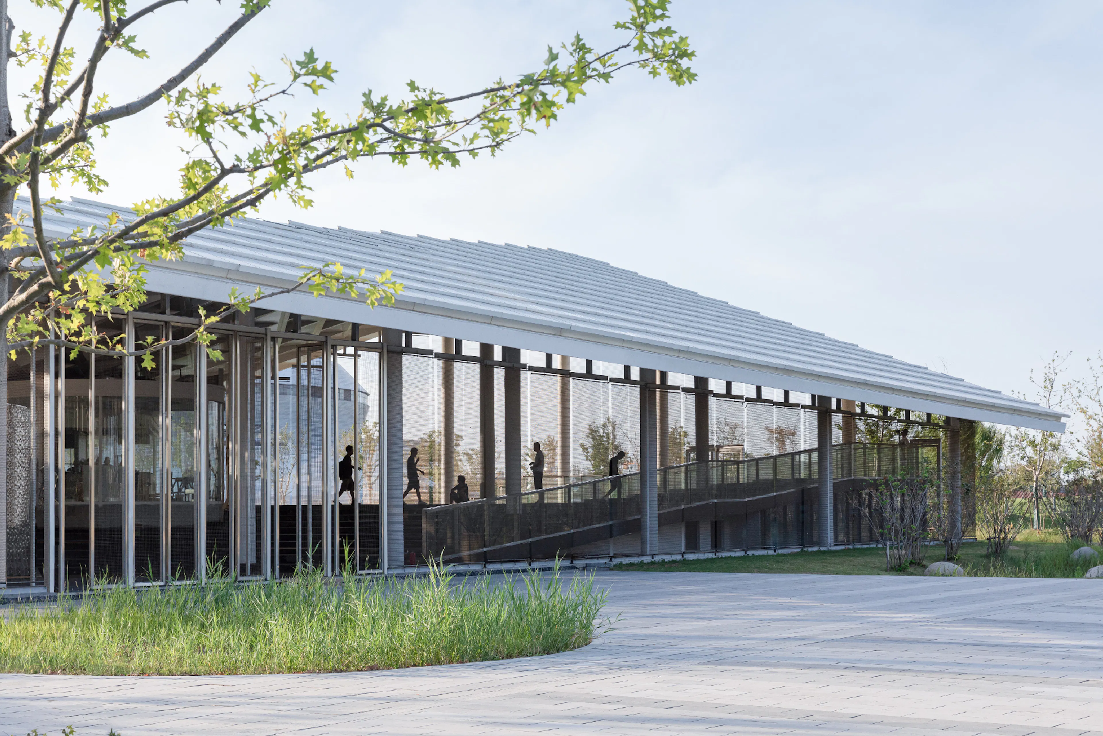 Zero-Carbon Origami Airplane— Shanghai Lin’gang Starry Sky Theme Park Visitor Service Center — 5