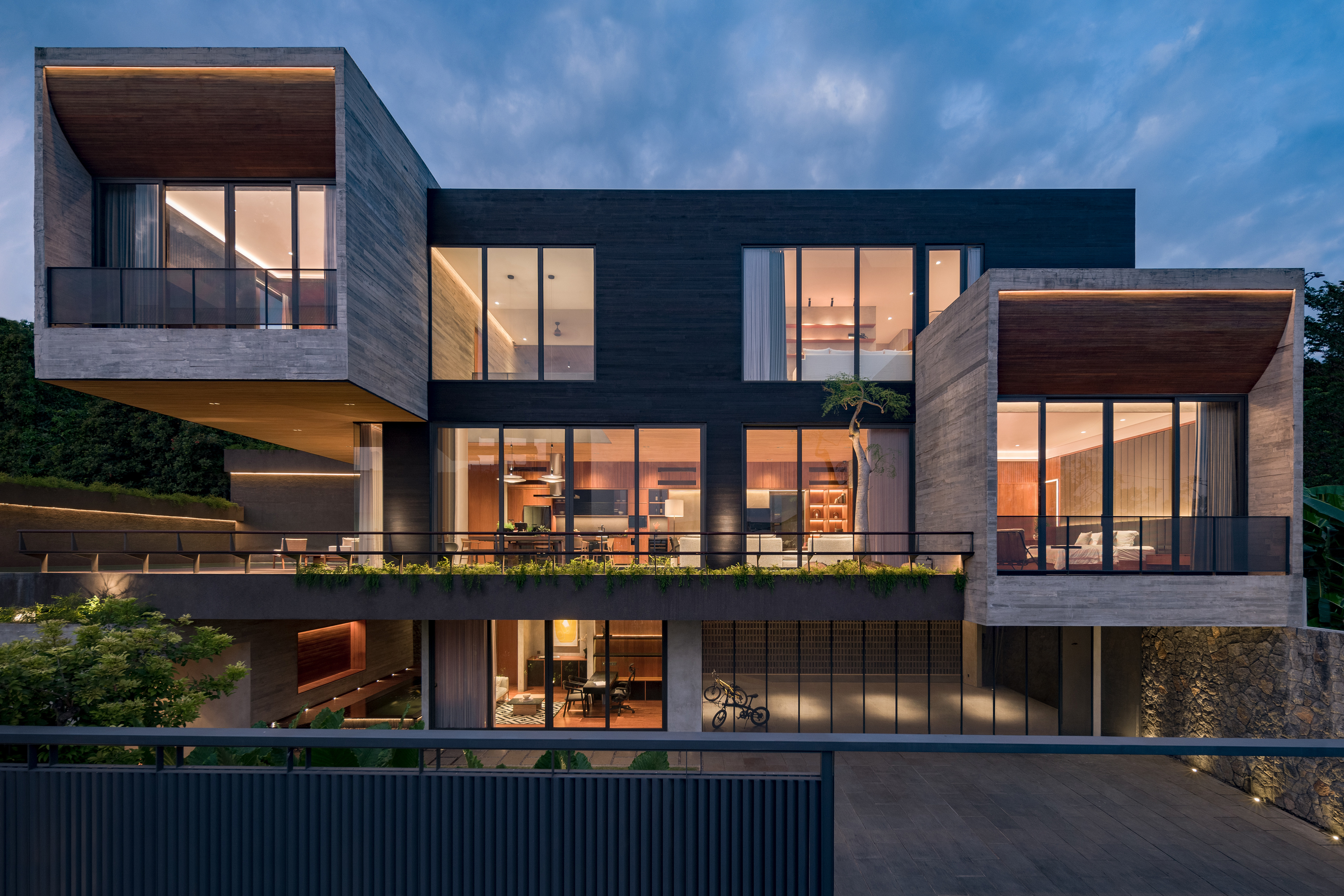 Projected Concrete House by Tamara Wibowo Architects - Architizer