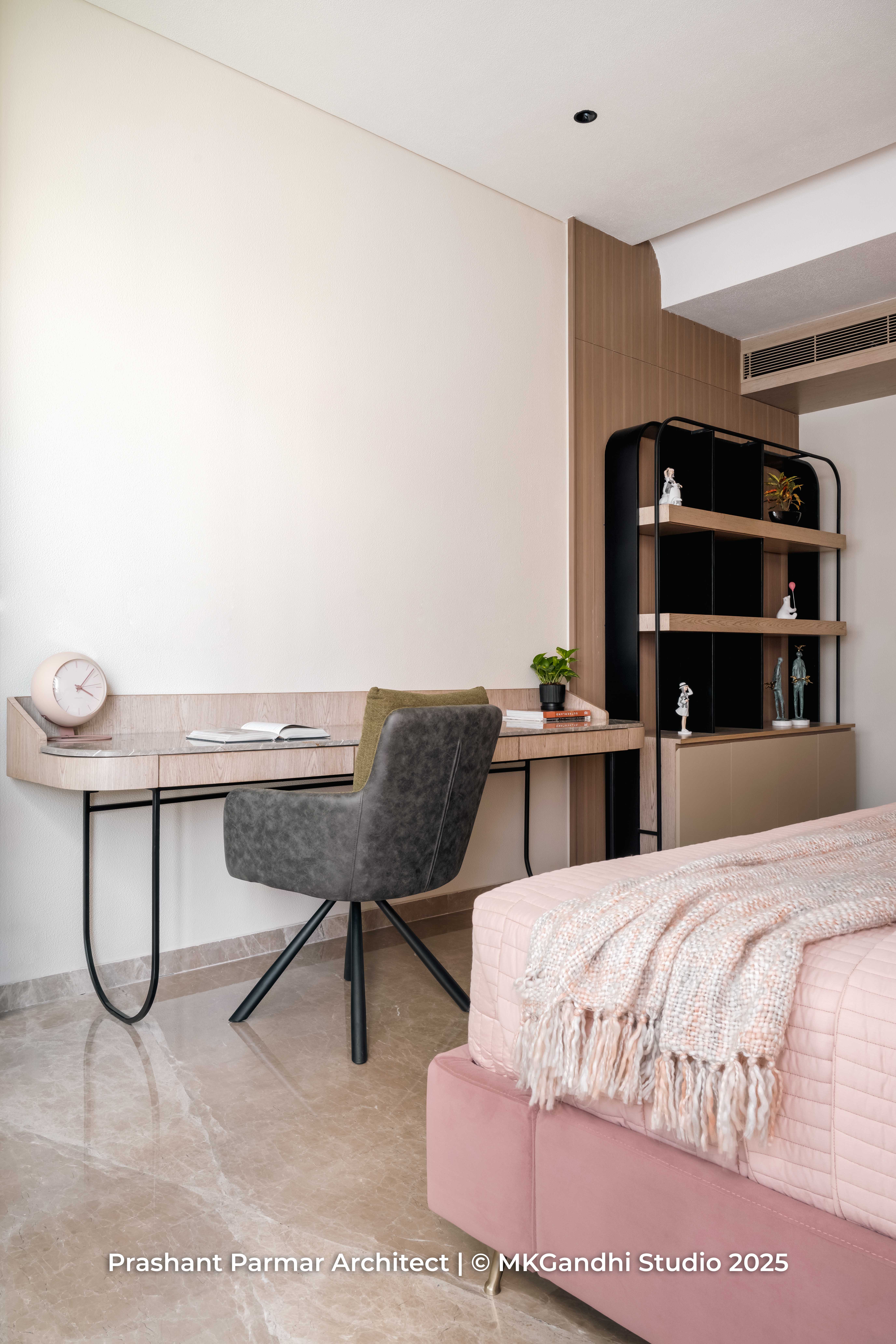 Graceful 5BHK Interiors at Viola Apartment by Prashant Parmar Architect ...