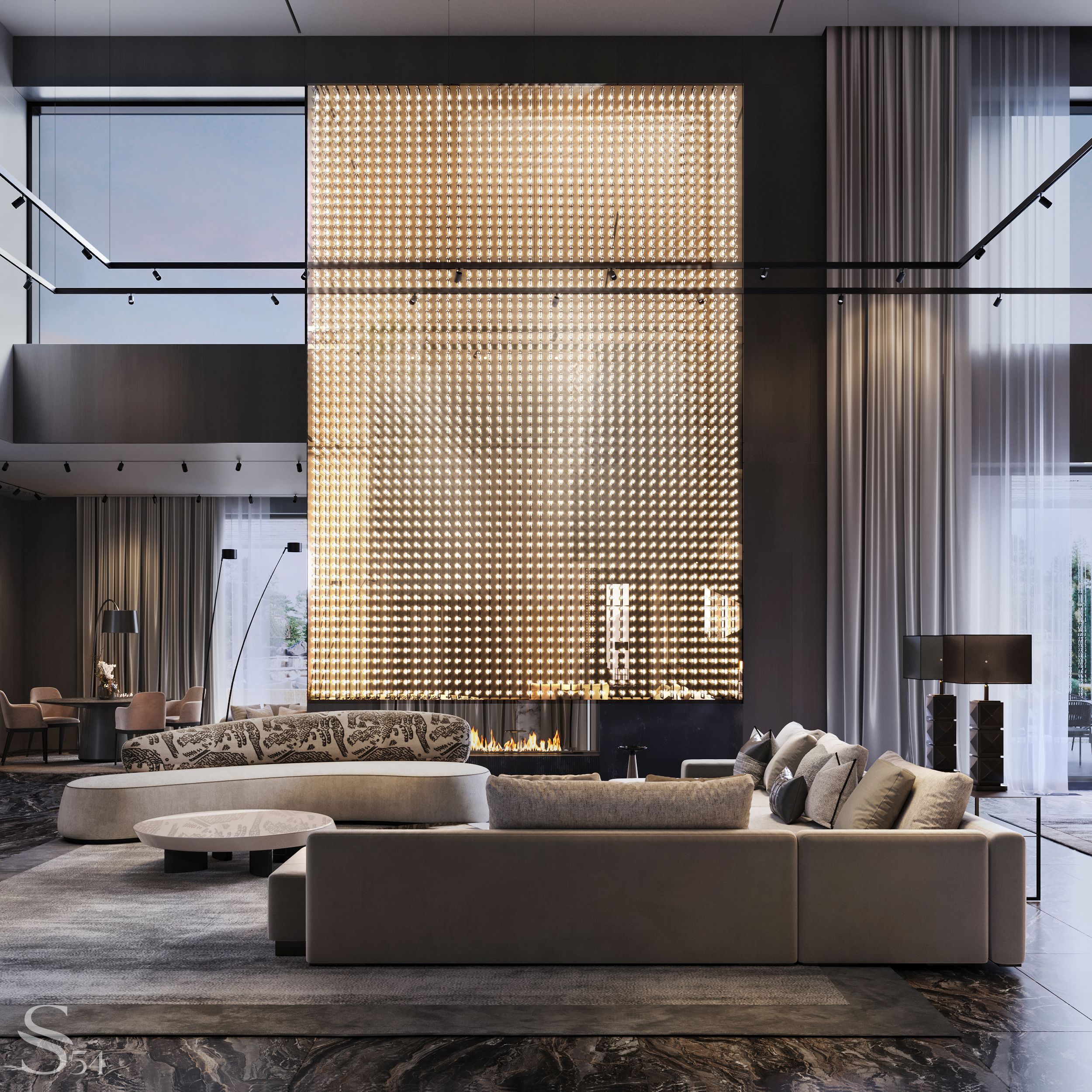 Interior of a large mansion in Rublevo by Studia 54 - Architizer