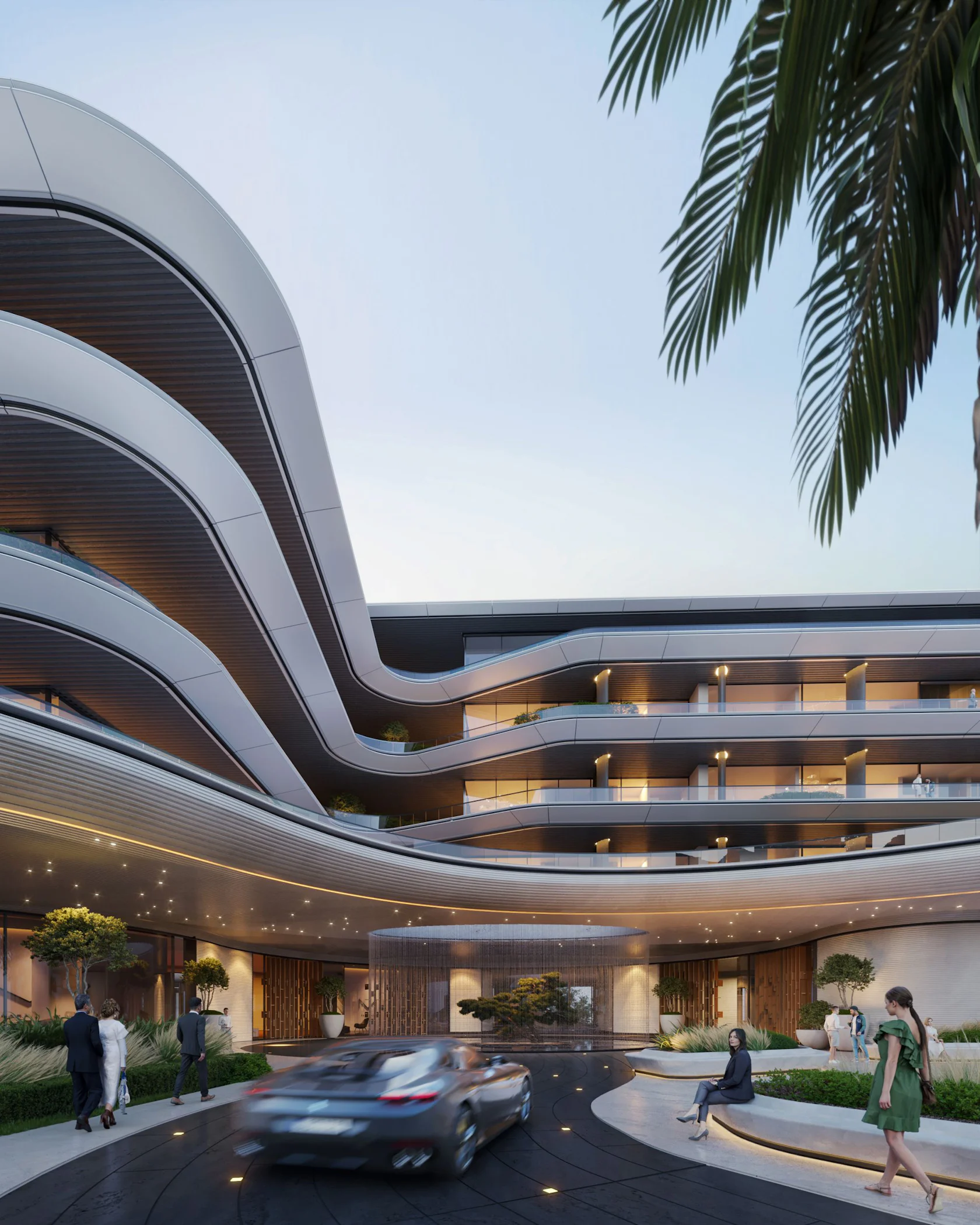 Project of a futuristic residential complex by Studia 54 - Architizer