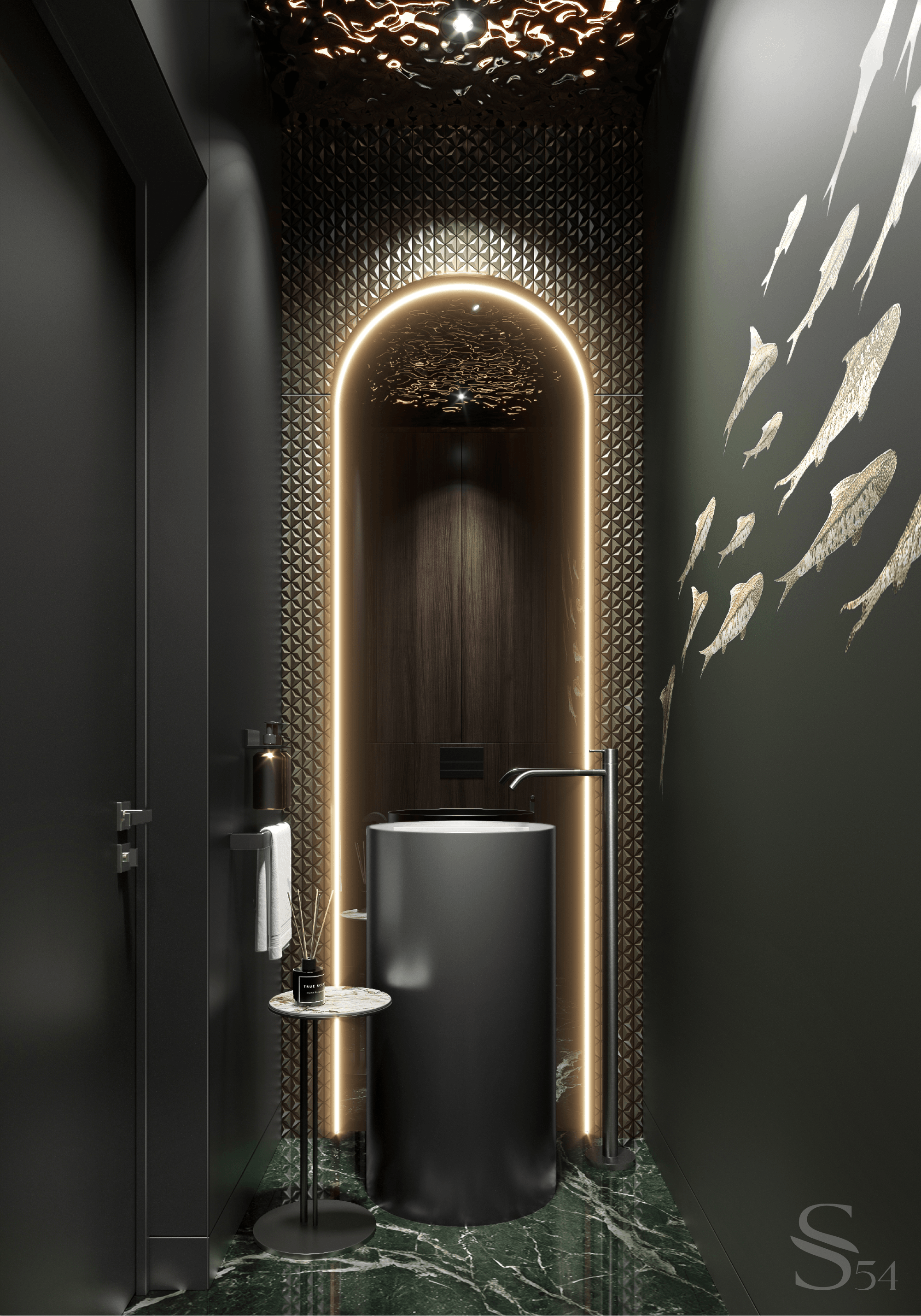 Modern apartment interior design in Moscow by Studia 54 - Architizer