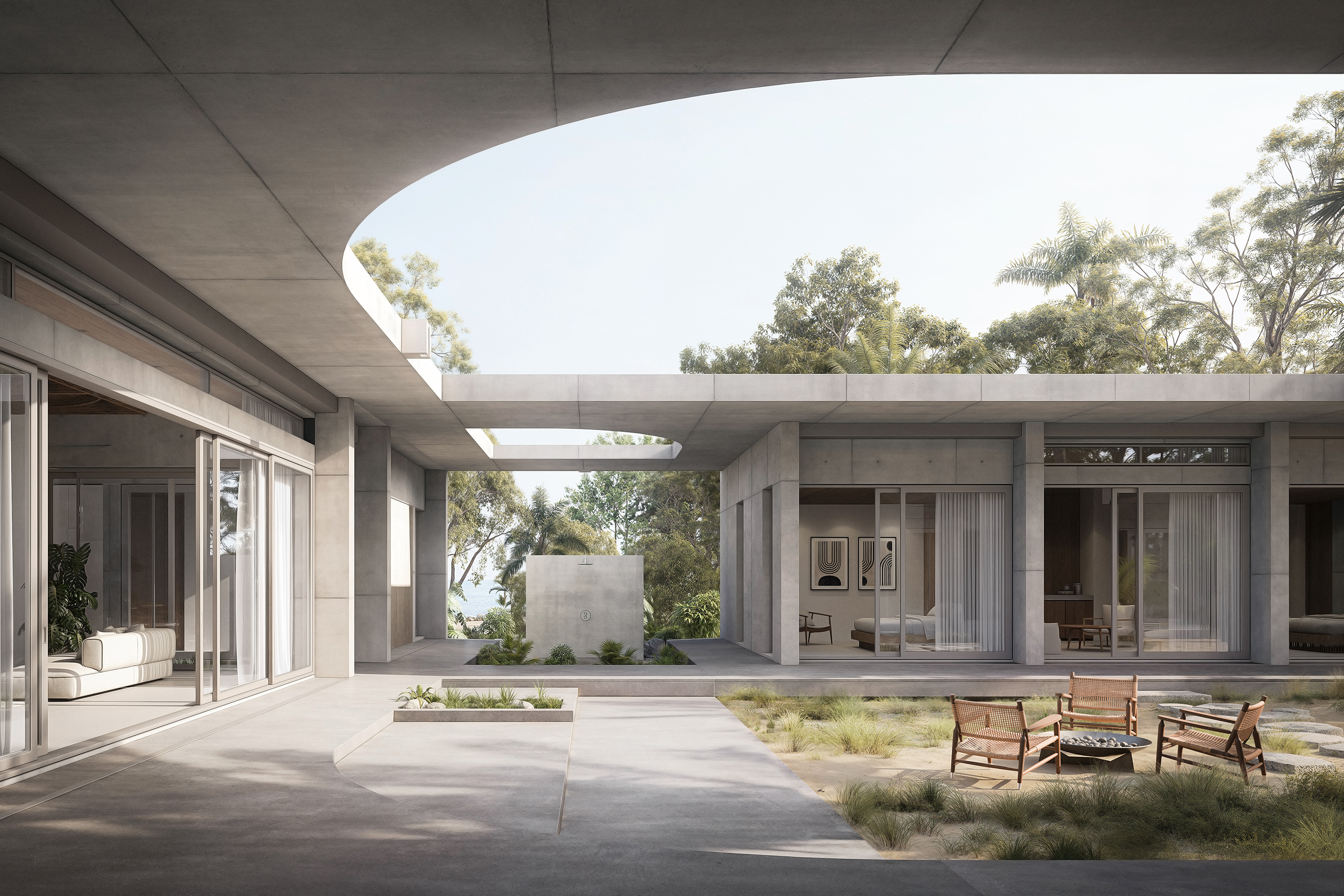 Idea 4309507: Caribbean House by Desai Chia Architecture PC - Architizer