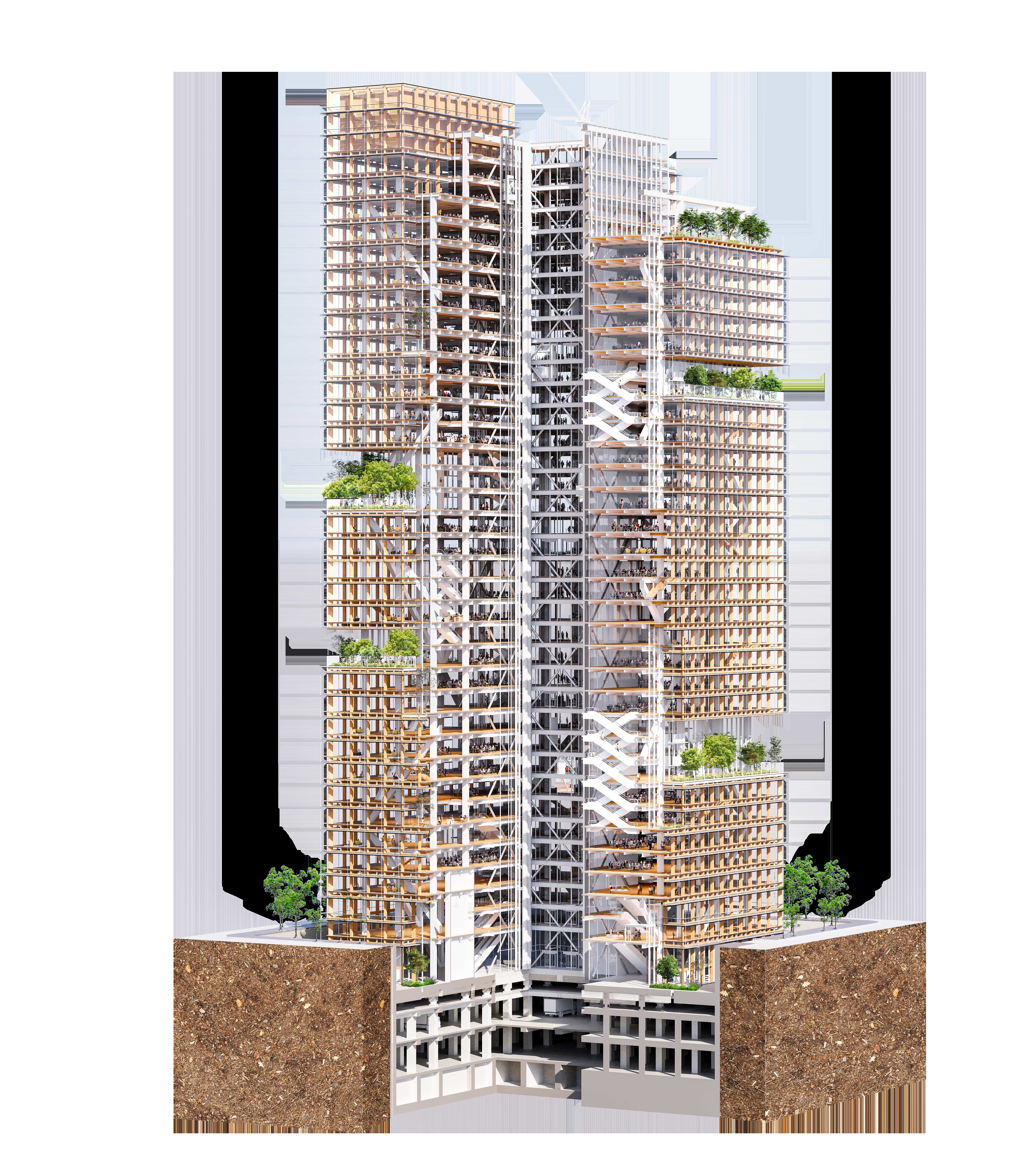 Regenerative Tree (Next-Generation Skyscraper Prototype) by NIKKEN ...