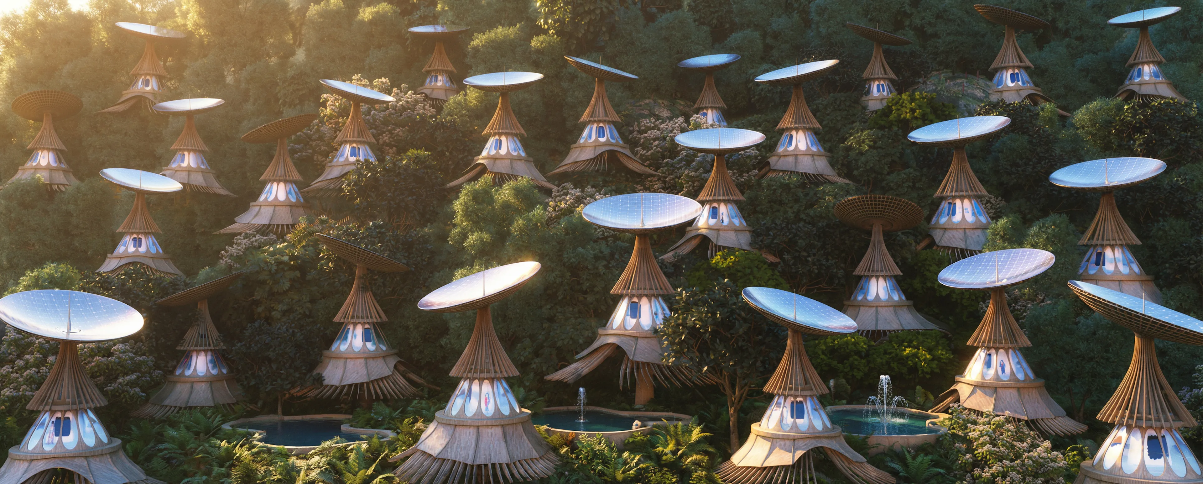 "The artificial breathing palm modular structure system", " Oasys + System"