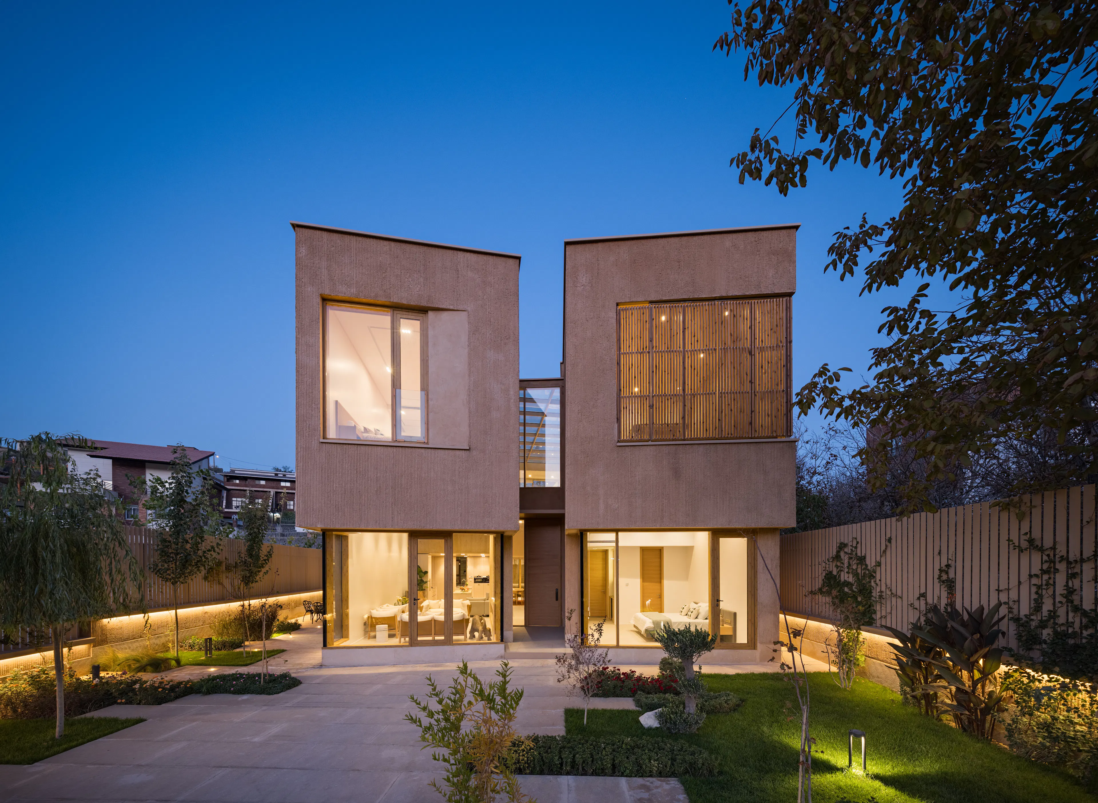 A House Looking to a Cedrus Tree — 52