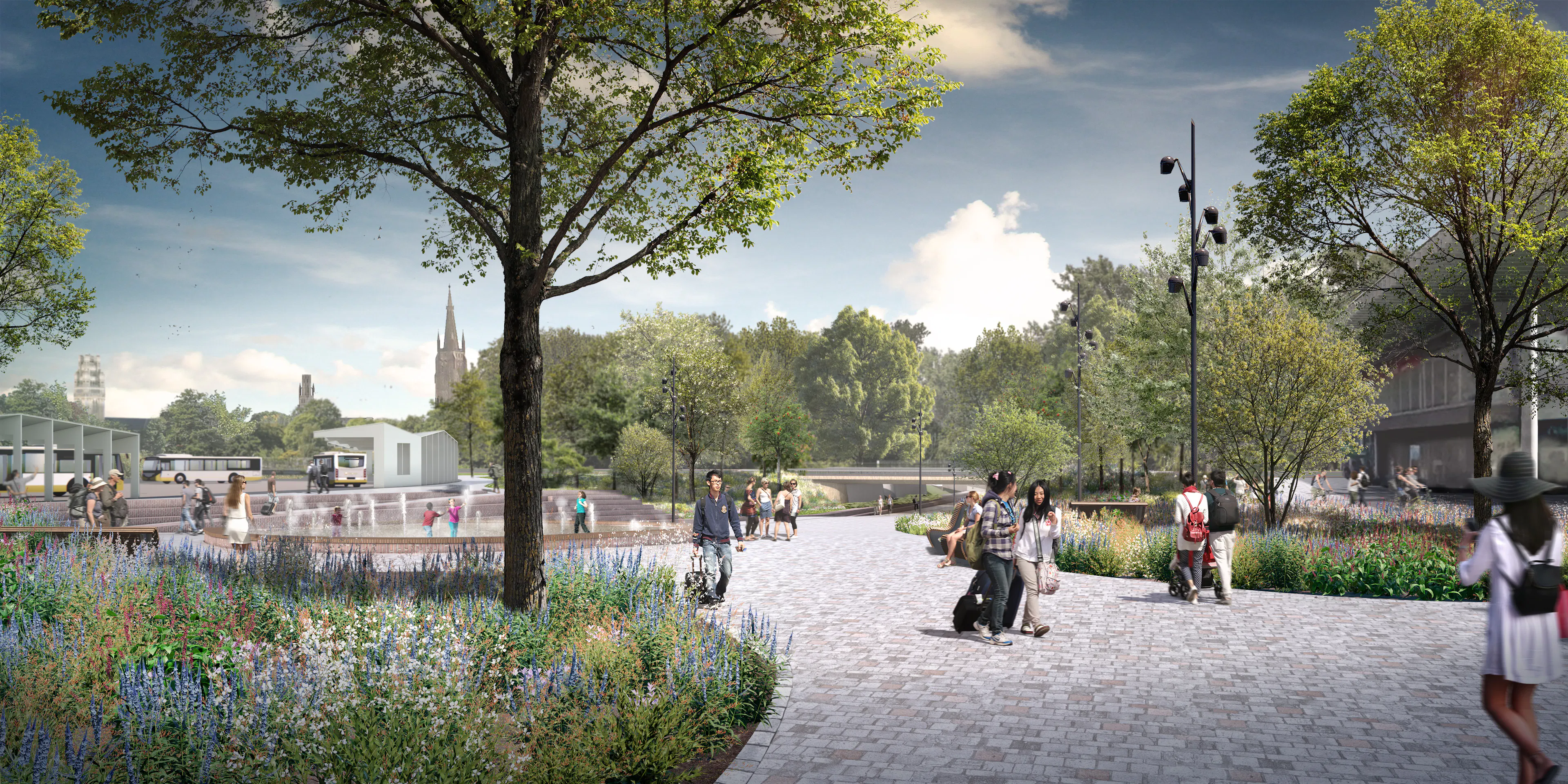 Albert Cuyp underwater parking garage, Amsterdam