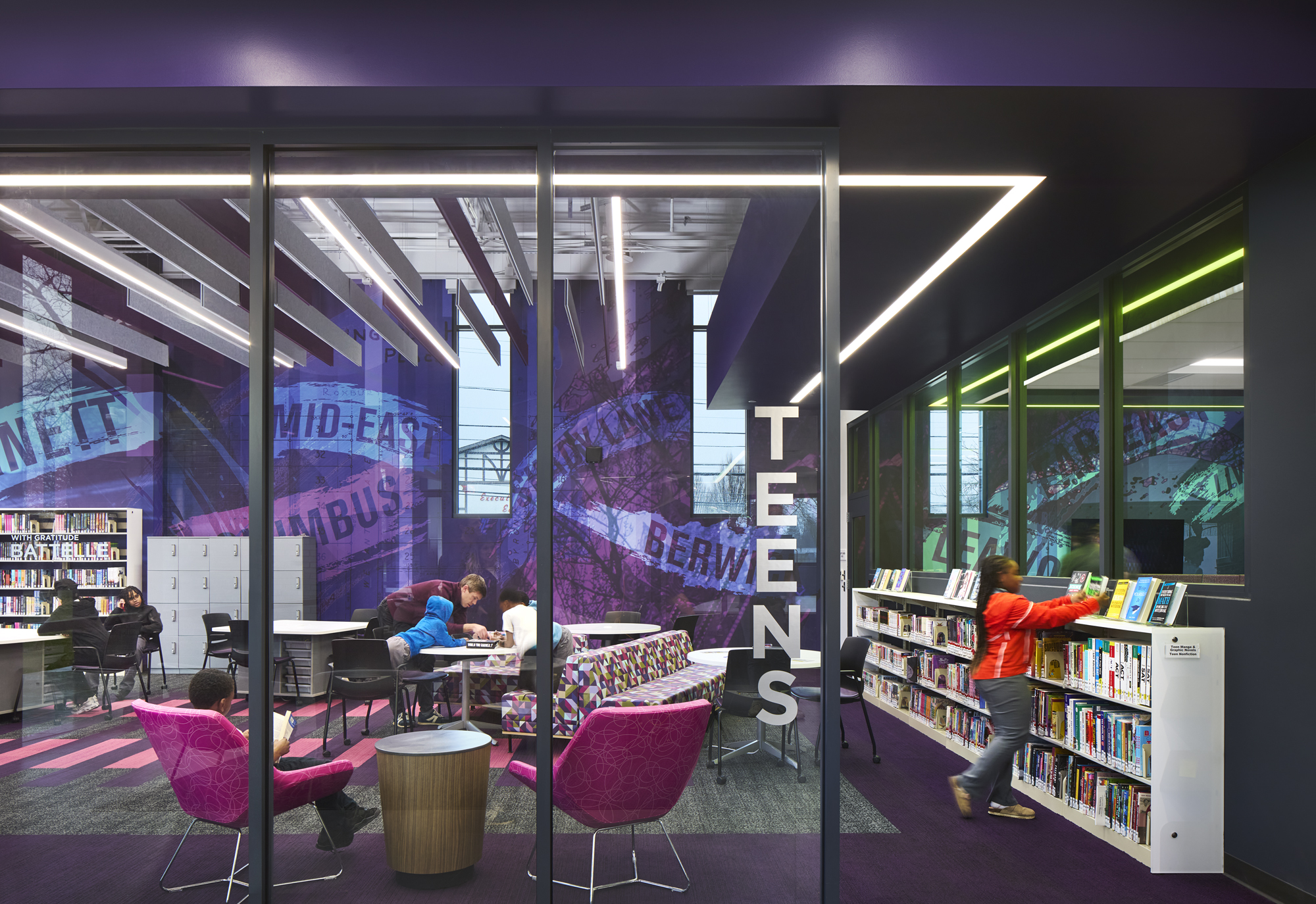 Columbus Metropolitan Libraries, Barnett Branch Library by EVOKE Studio ...