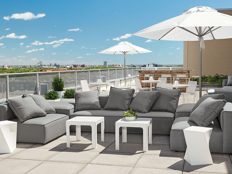 Crescent Outdoor Accent Tables