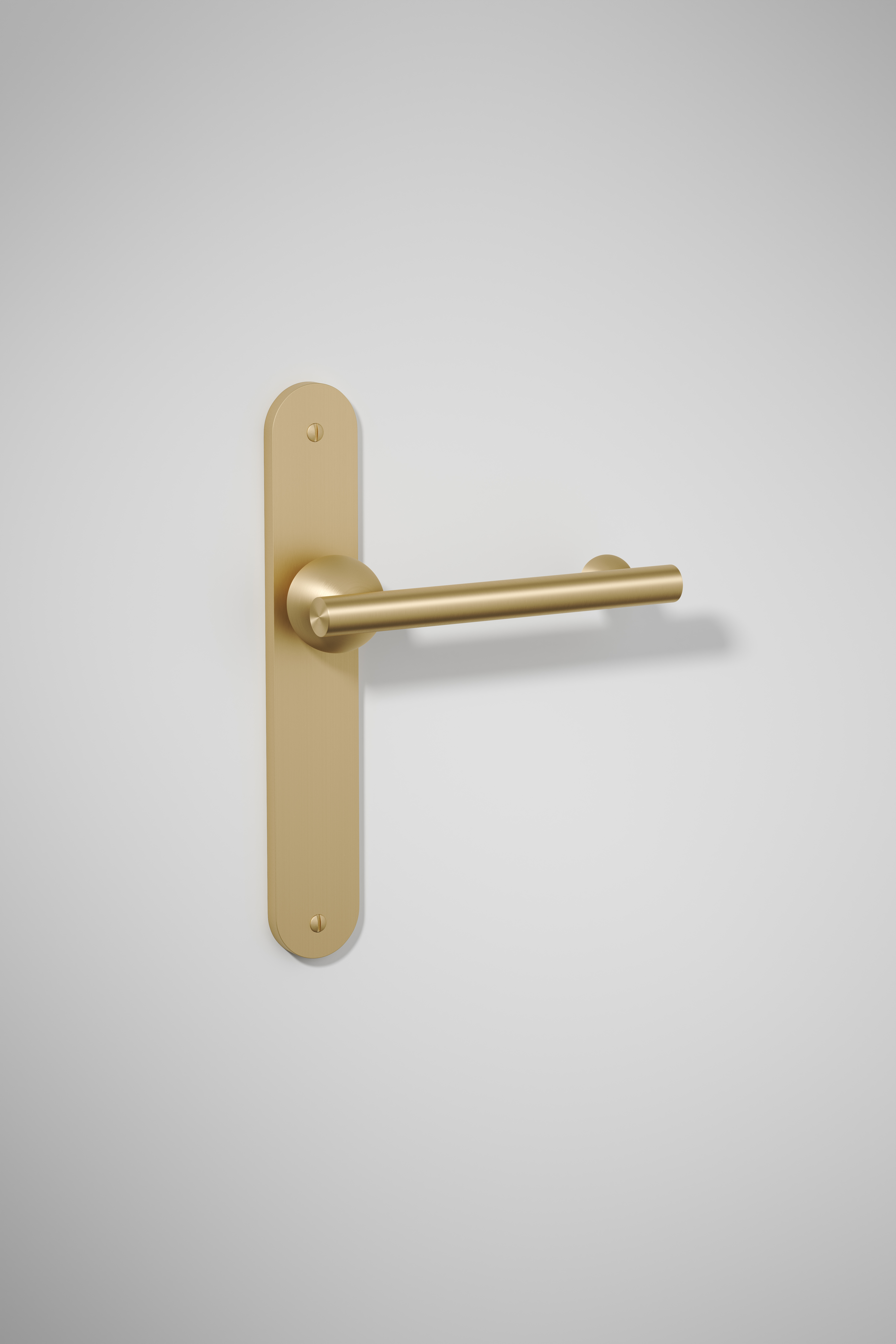Futurismo Return Door Lever - Oval Backplate