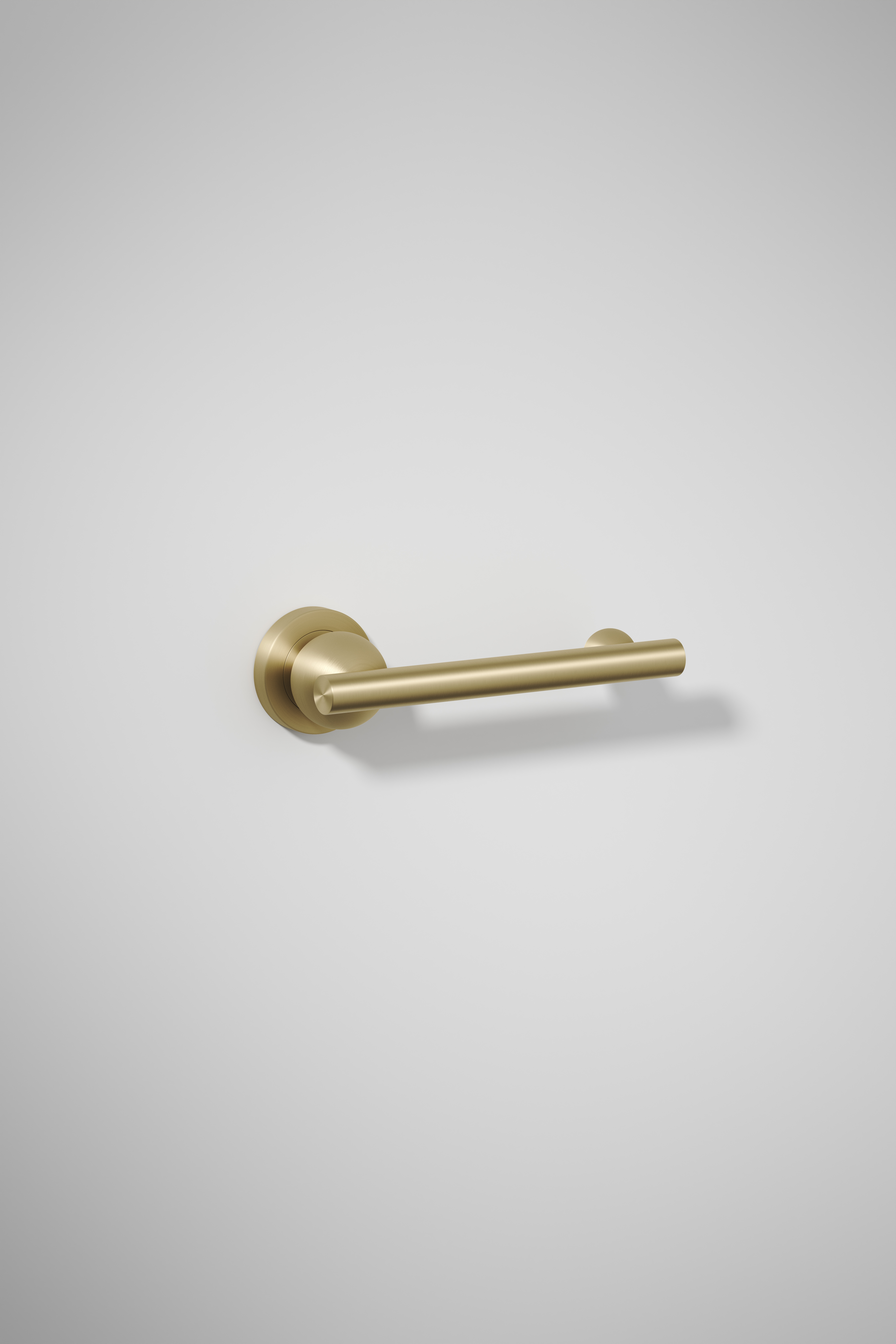 Futurismo Return Door Lever - Round Rose