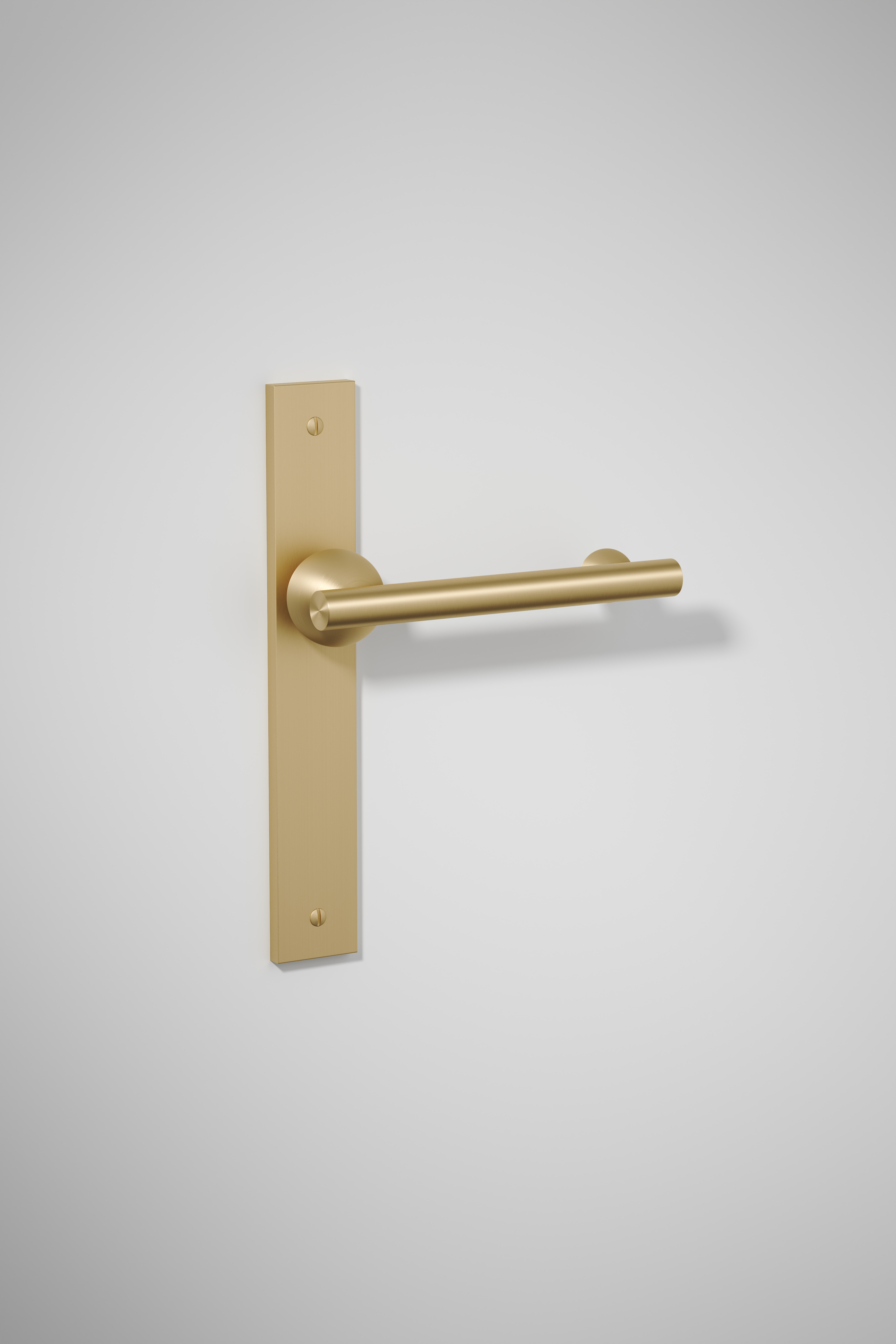Futurismo Return Door Lever - Rectangular Backplate