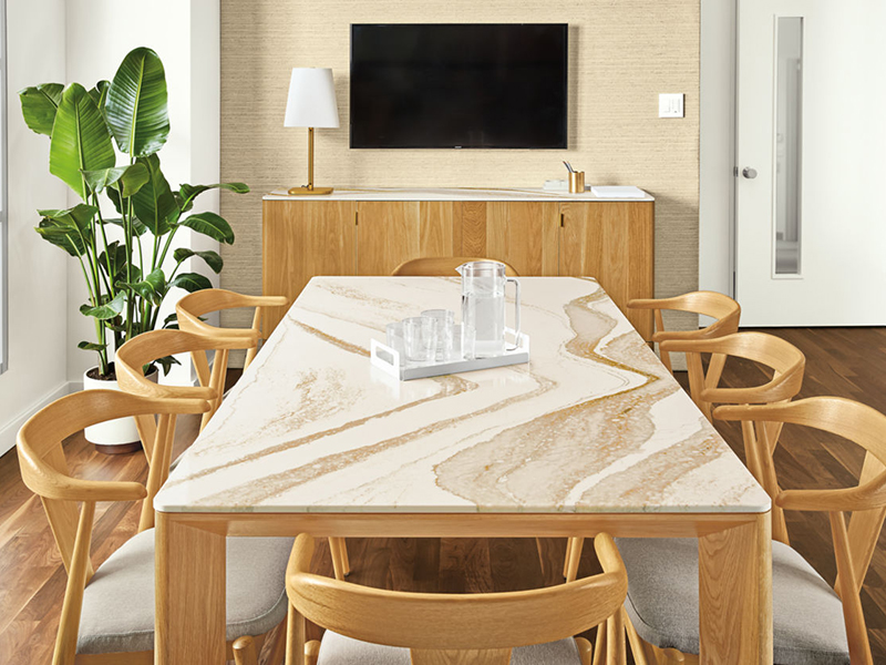 Pren Conference Tables with Cambria quartz tops
