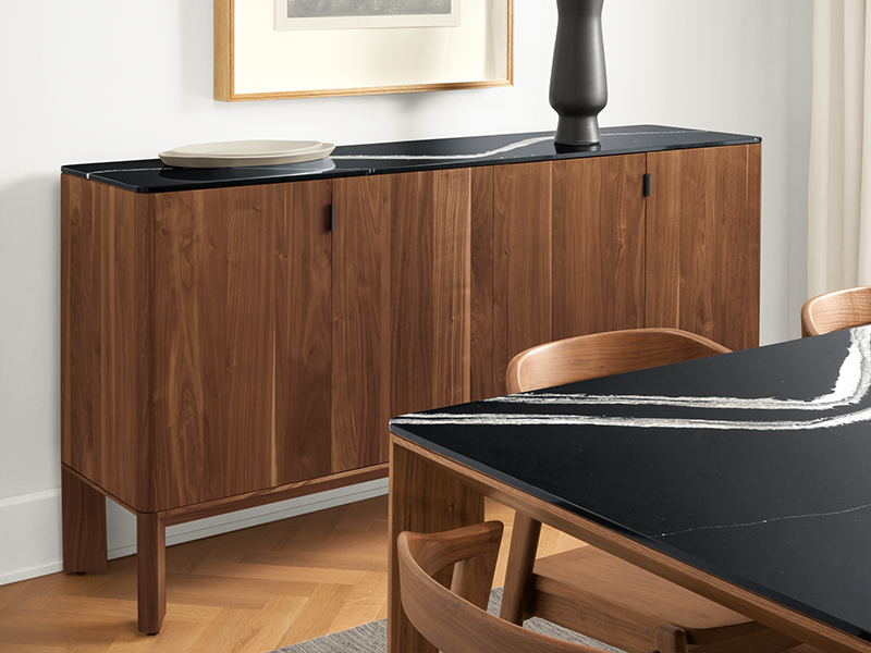 Pren Storage Cabinets with Cambria quartz tops
