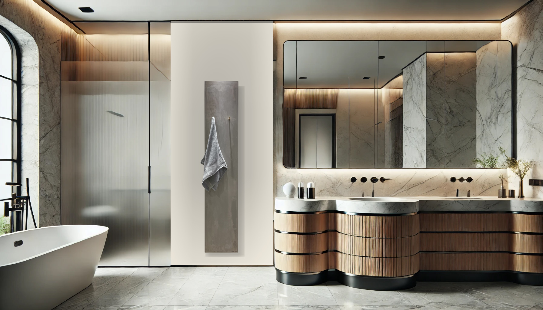 14 WIDE TALL BATHROOM RADIATOR