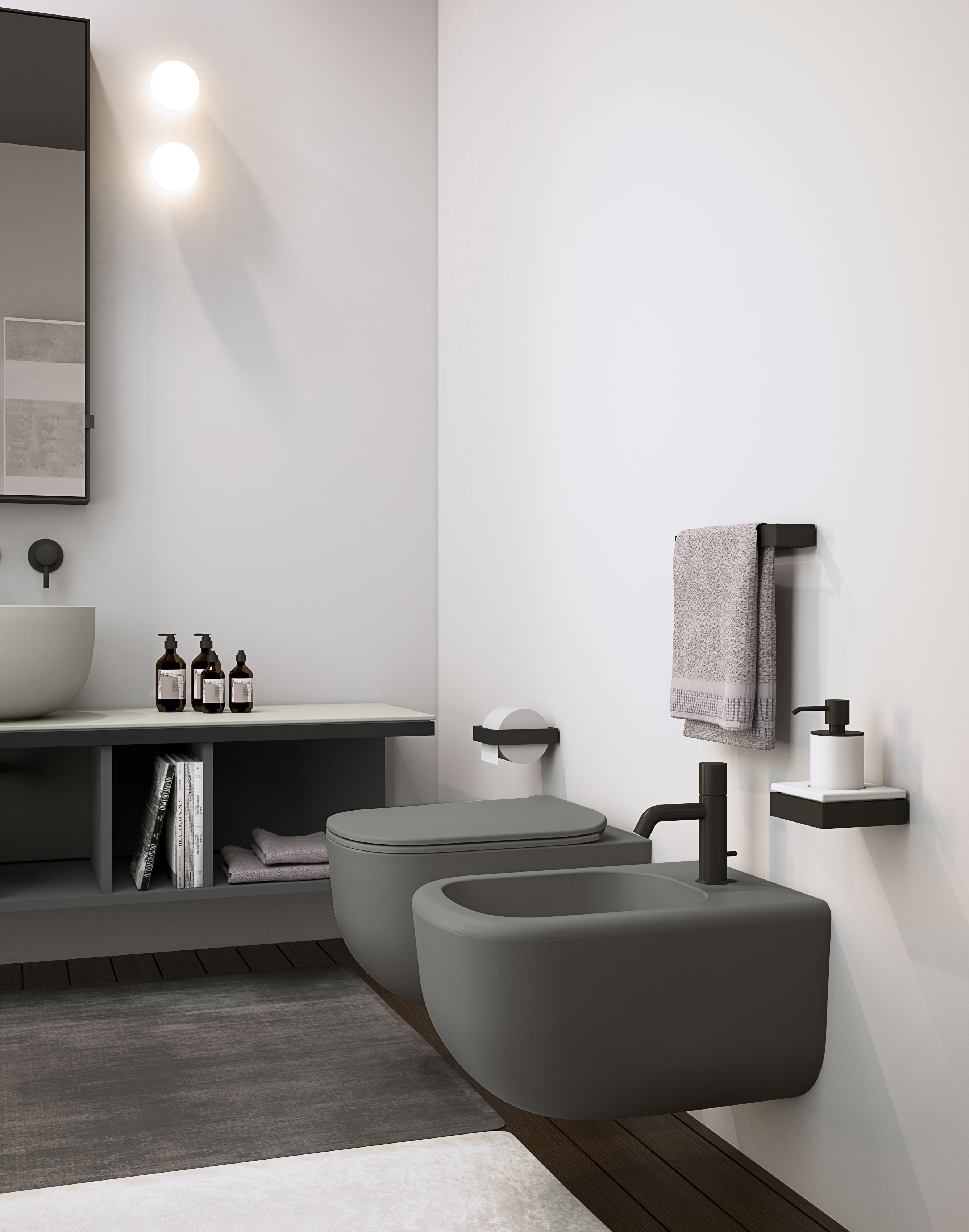 ERA wc and bidet, design by Luca Cimarra
