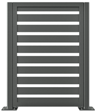 Tiberius Industrial Semi-Private Aluminum Screening