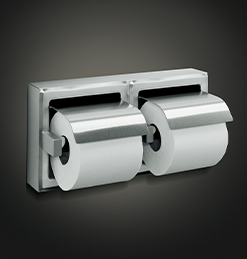 Recessed and Surface Mounted Stainless Steel Toilet Tissue Holders