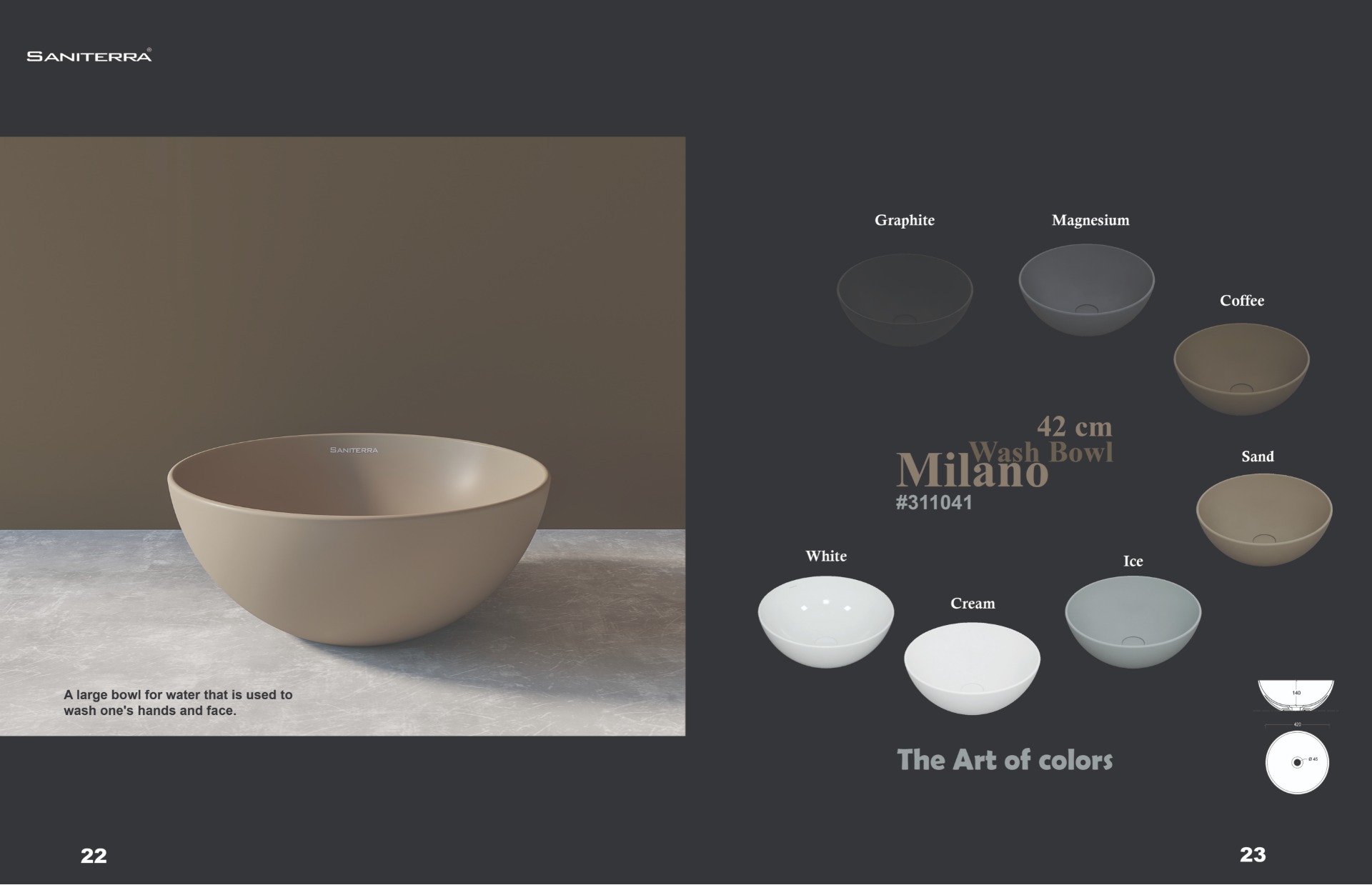 Wash Bowl MILANO 