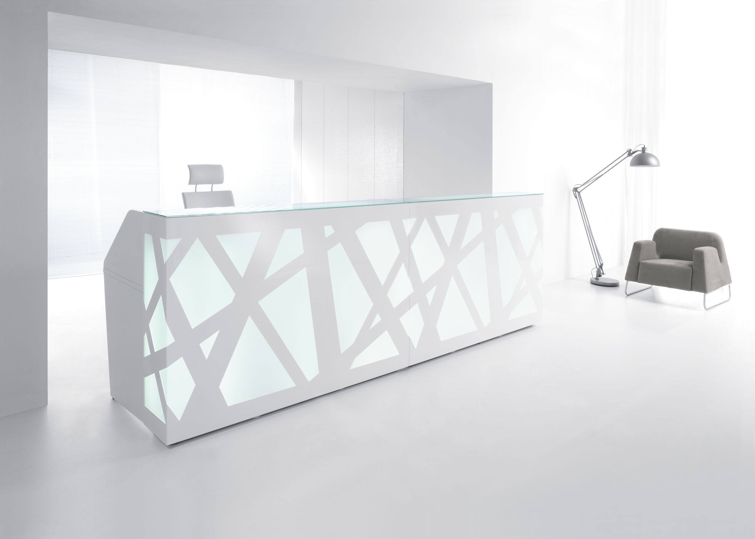 reception desk ZIG-ZAG