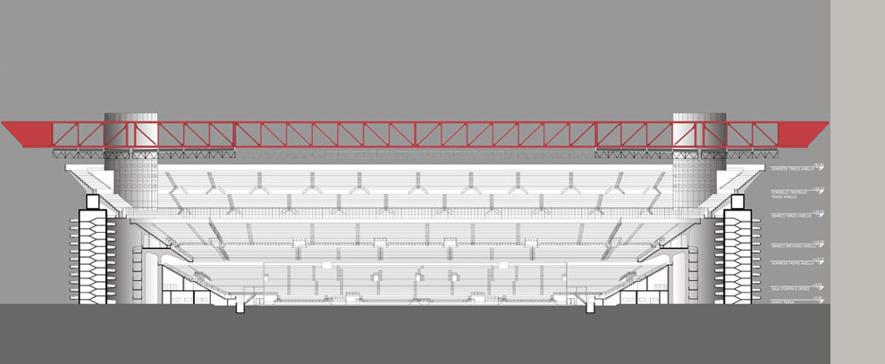 San Siro Stadium Refurbishment 1990 Architizer