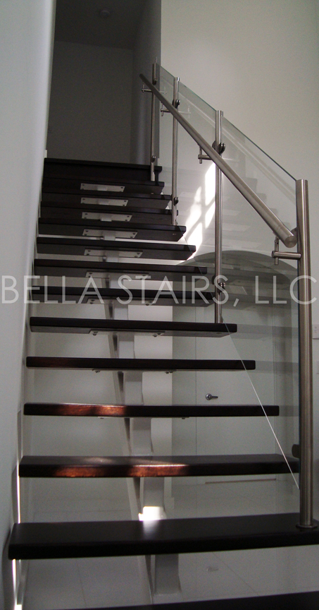 6610 Acacia Court - Custom Glass Railing by Bella Stairs - Architizer