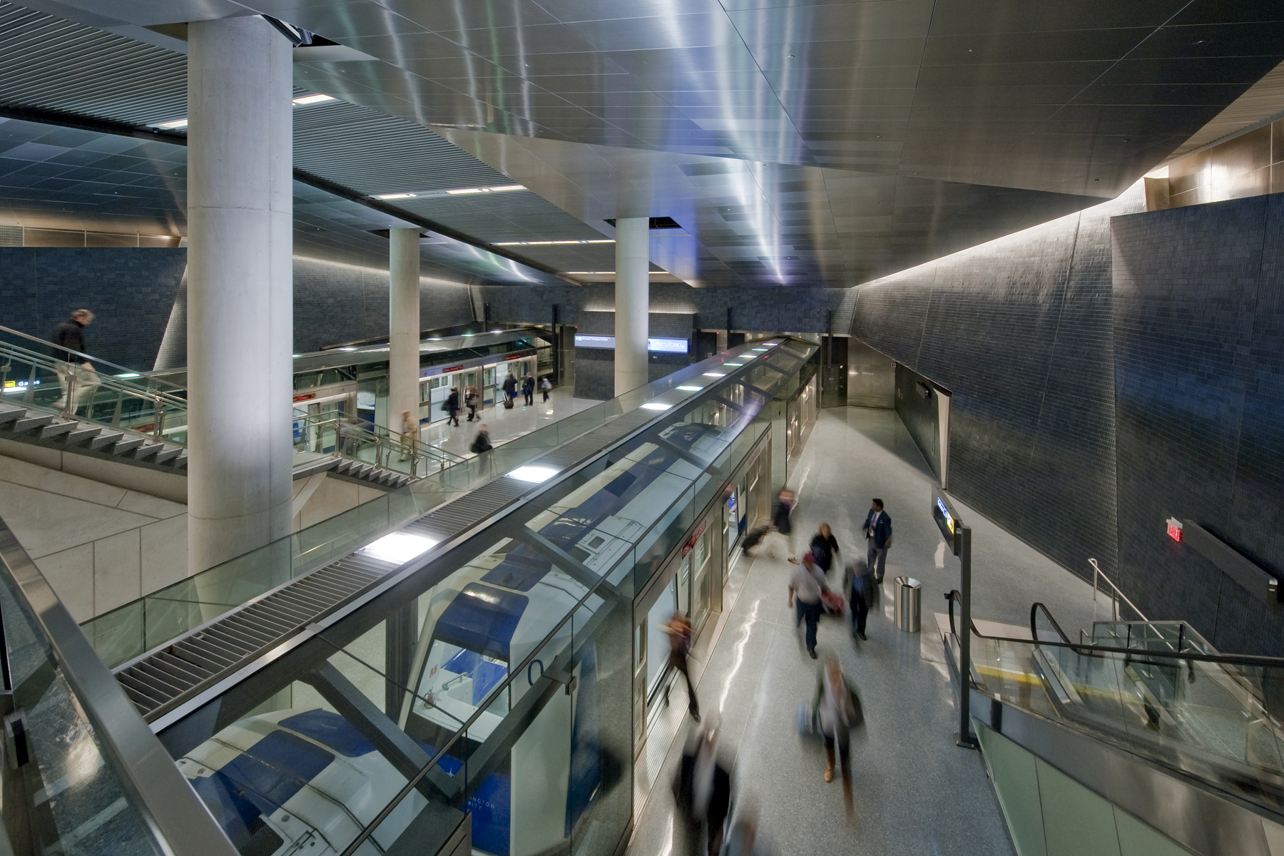 Dulles AeroTrain Station CGates Architizer
