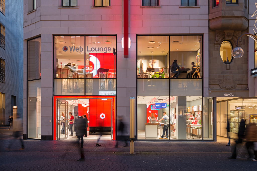 Vodafone Flagship Store Architizer