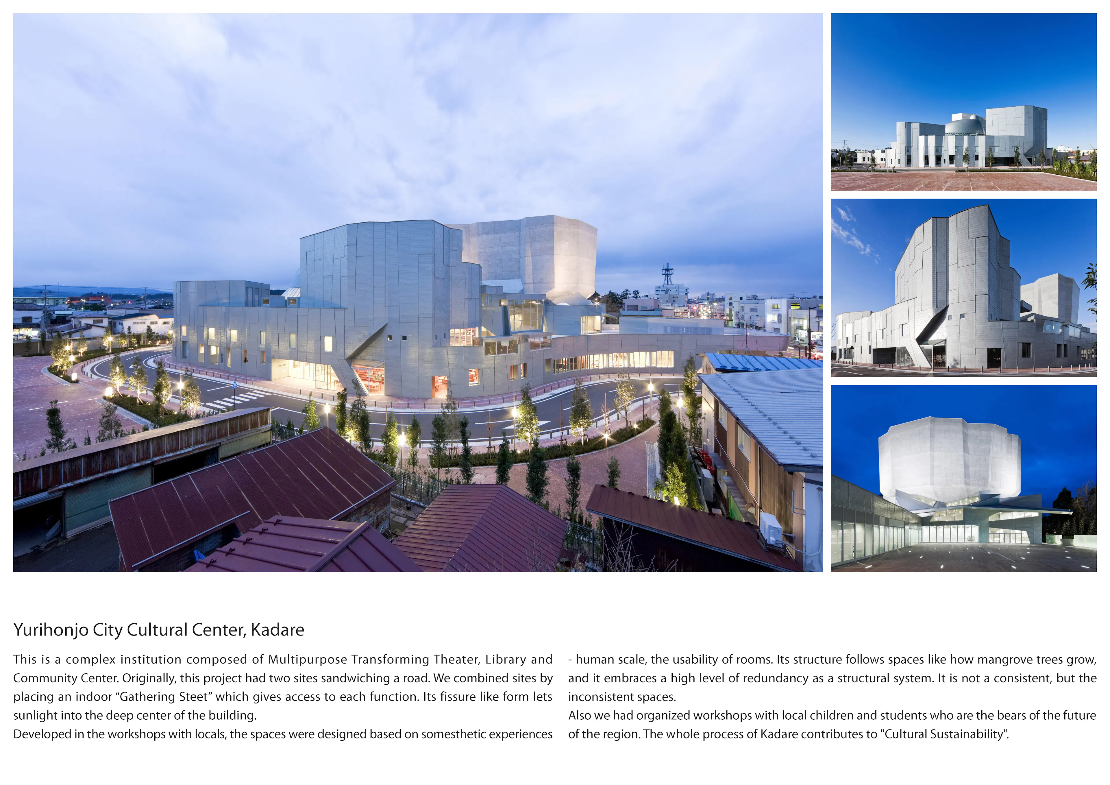 Yurihonjo City Cultural Center, Kadare — 8