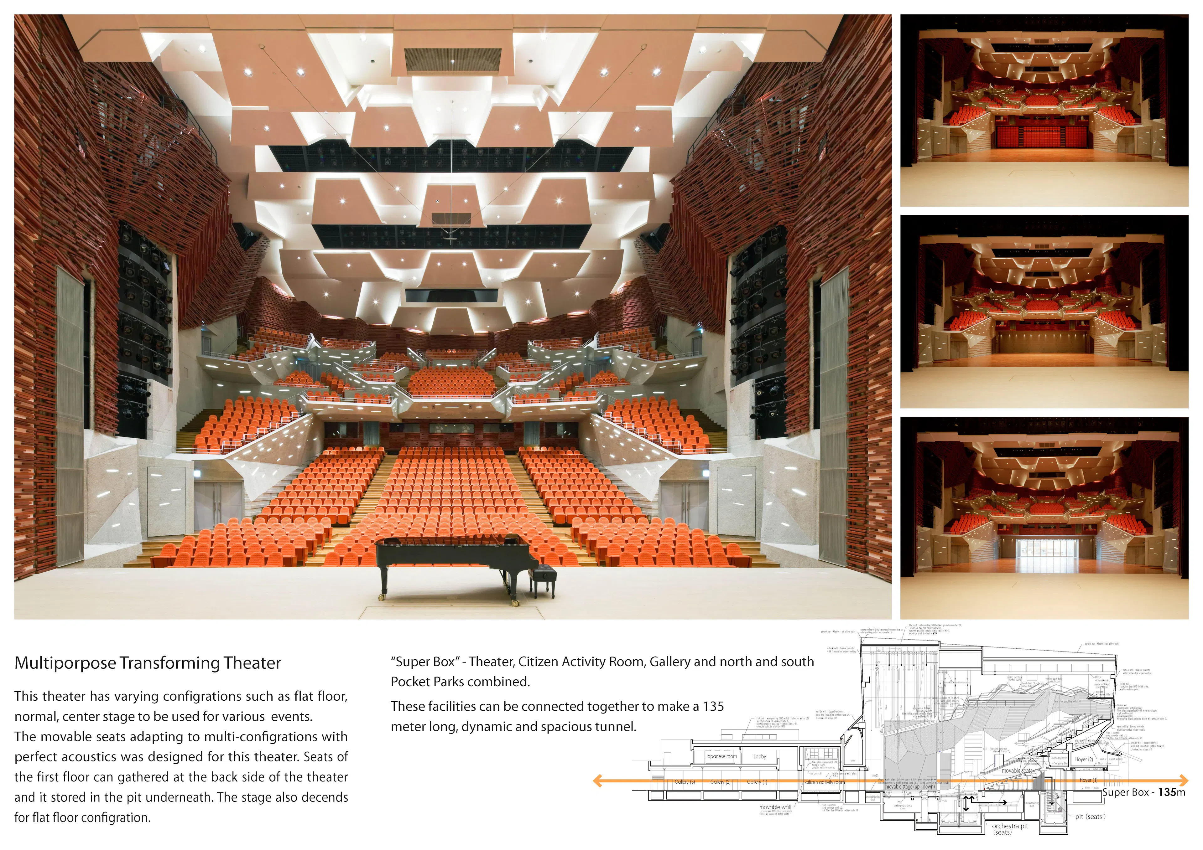 Yurihonjo City Cultural Center, Kadare — 10