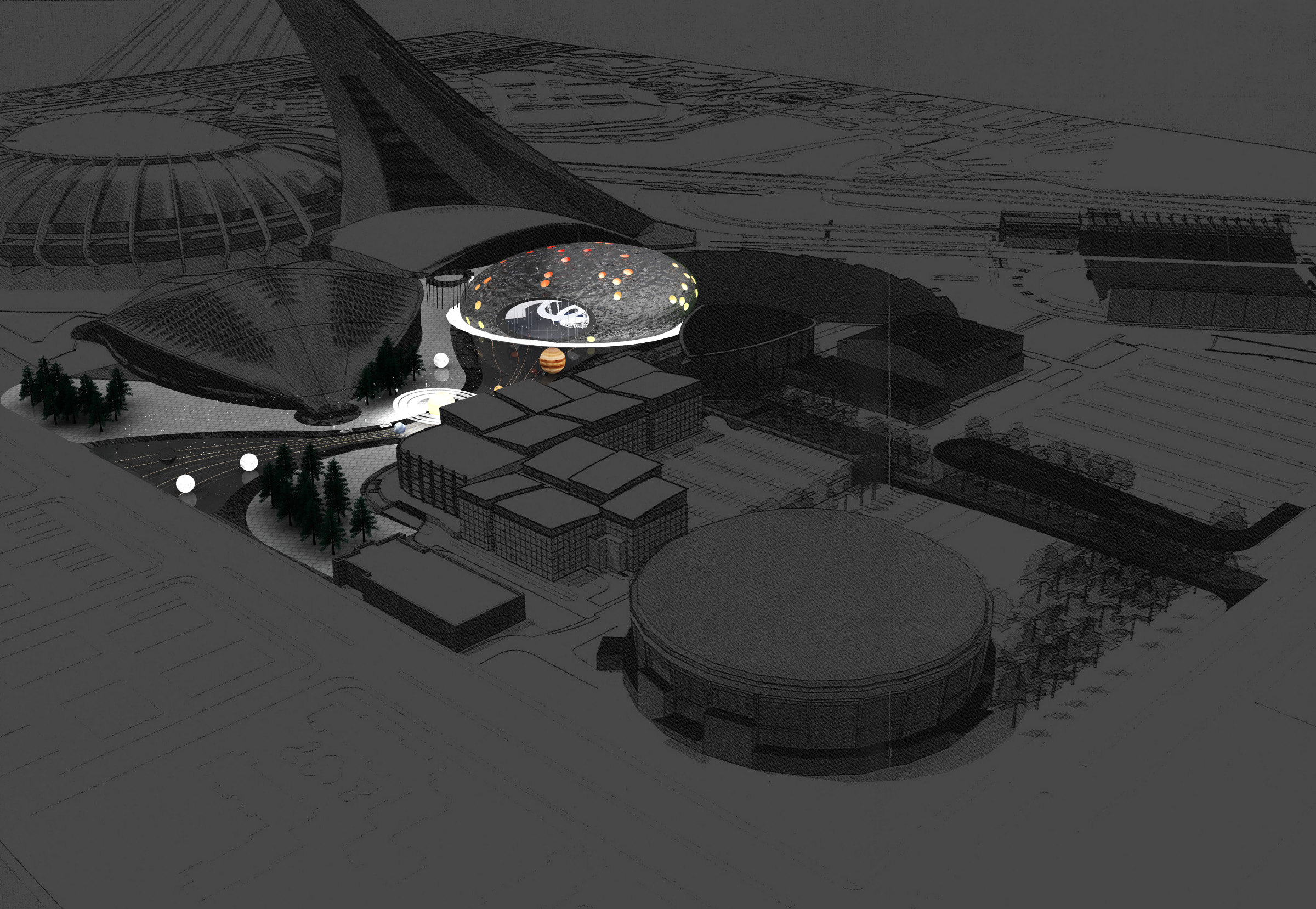 Planetarium De Montreal Competition Planetarium Architizer