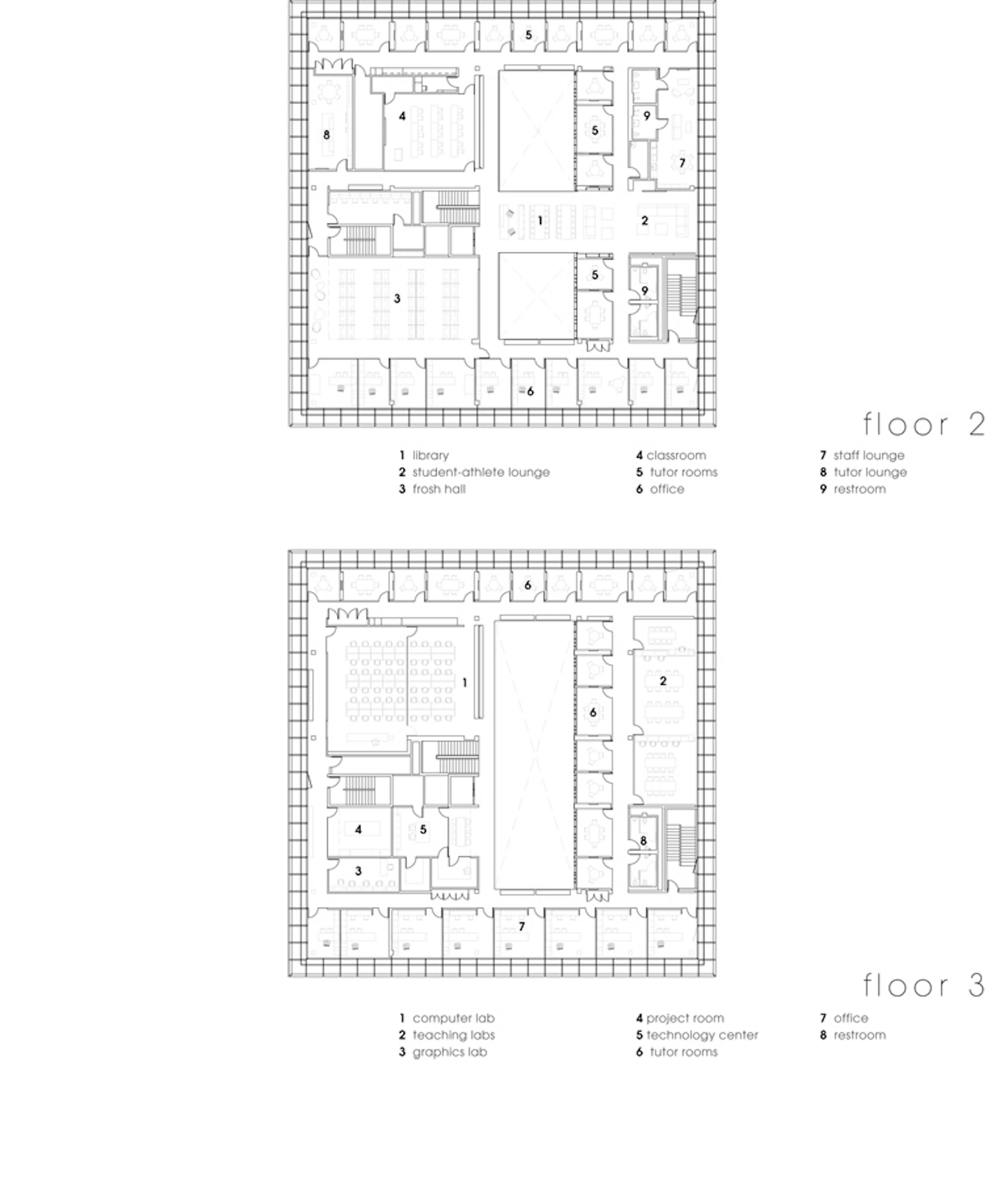 John E. Jaqua Academic Center for Student Athletes — 10