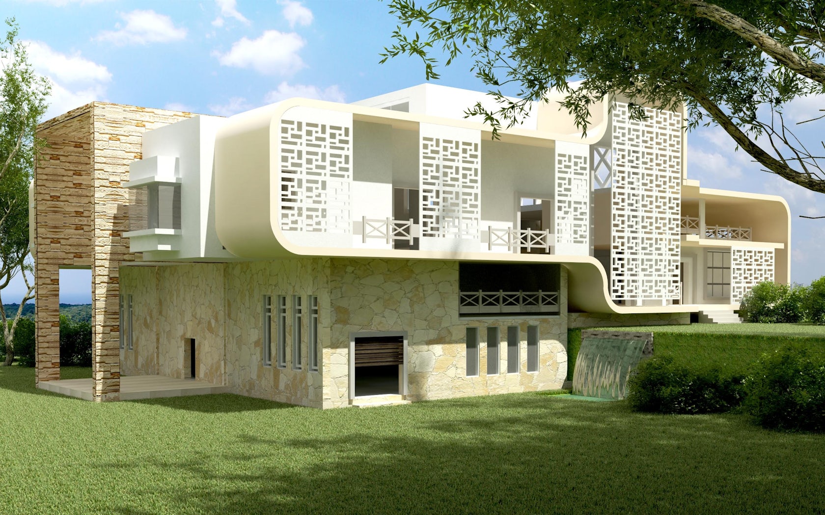 Sunshine house LIbya - Architizer