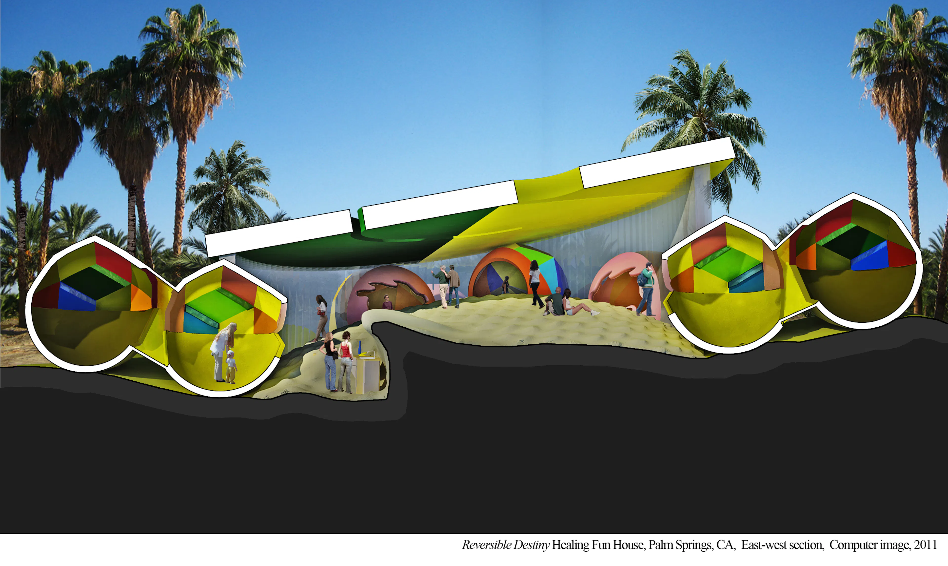 Reversible Destiny Healing Fun House Palm Springs