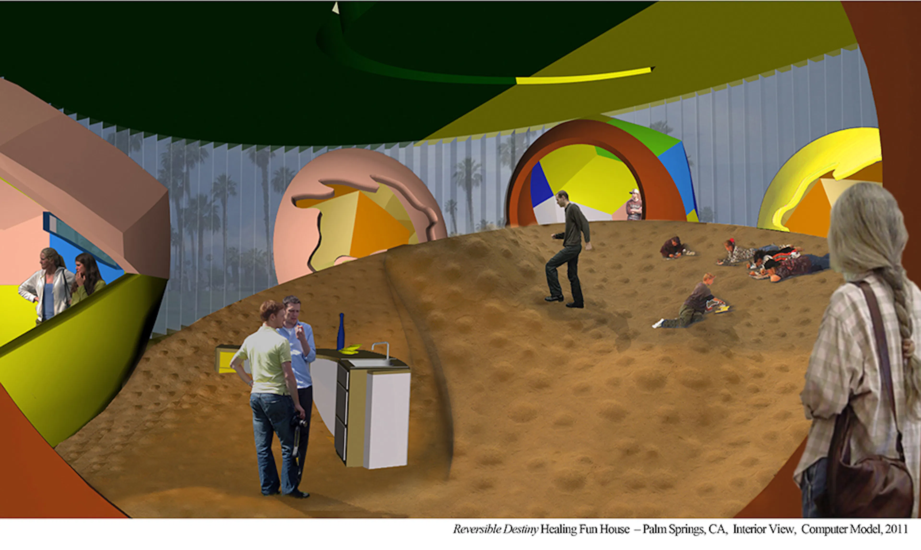 Reversible Destiny Healing Fun House Palm Springs — 2