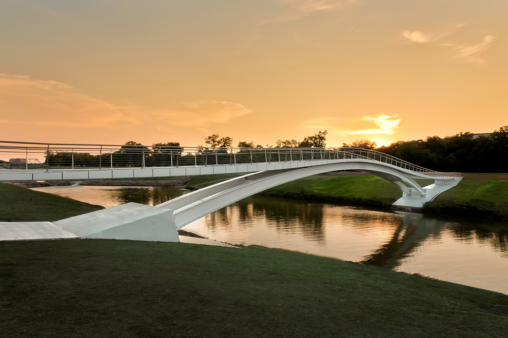 Phyllis J. Tilley Memorial Pedestrian Bridge by City of Fort Worth