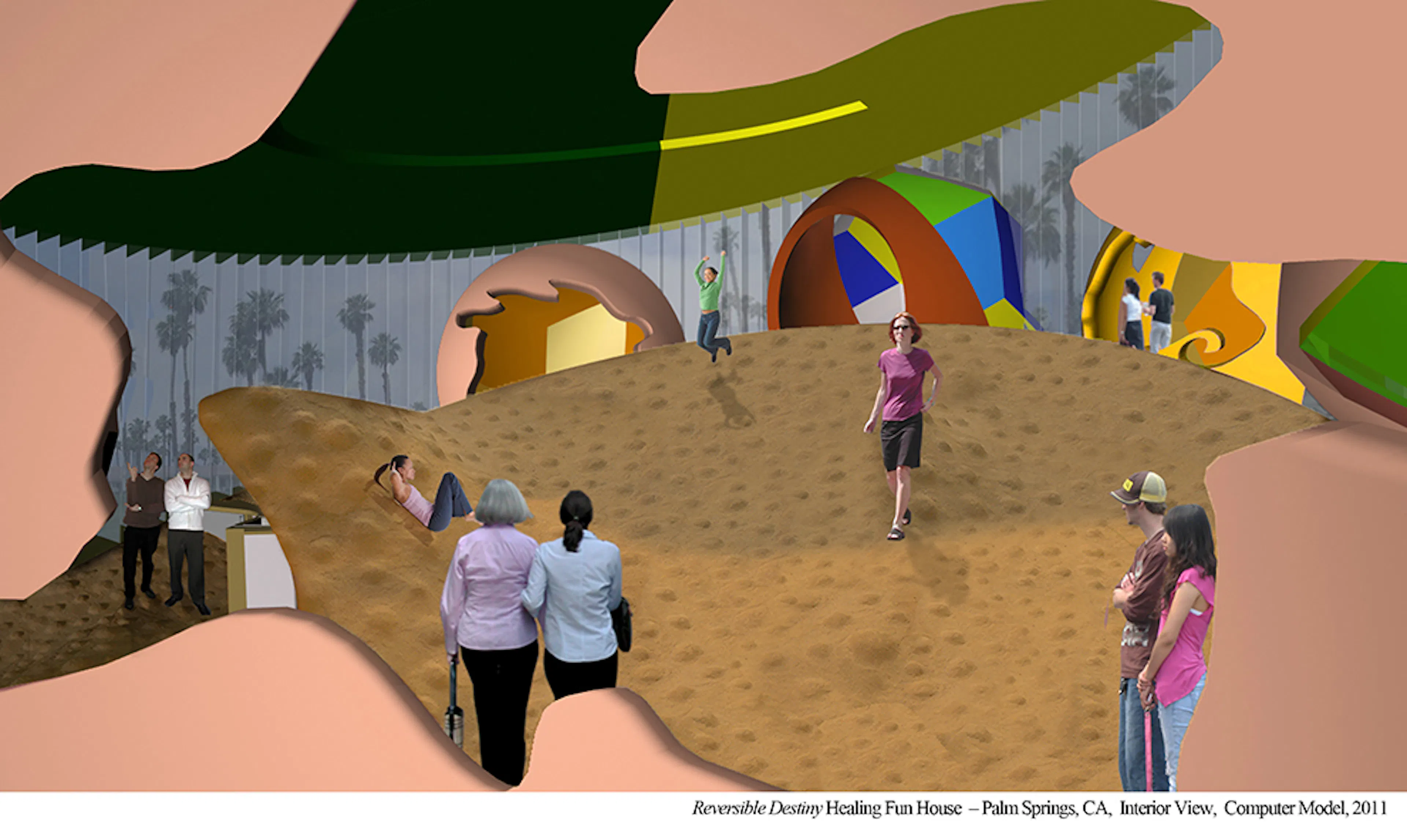 Reversible Destiny Healing Fun House Palm Springs — 3