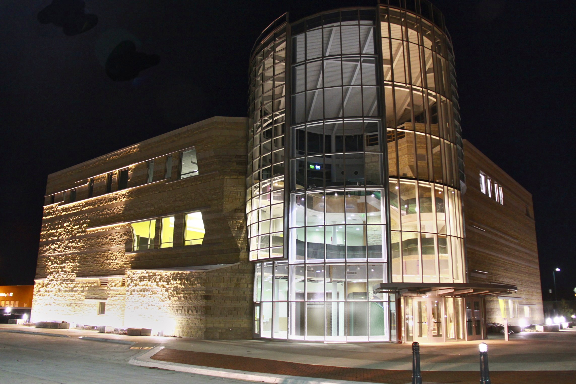 Blue Earth Plaza & The Flint Hills Discovery Center by Lorie Doolittle