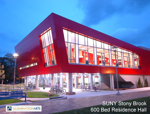 SUNY Stony Brook Residence Hall by Illumination Arts LLC