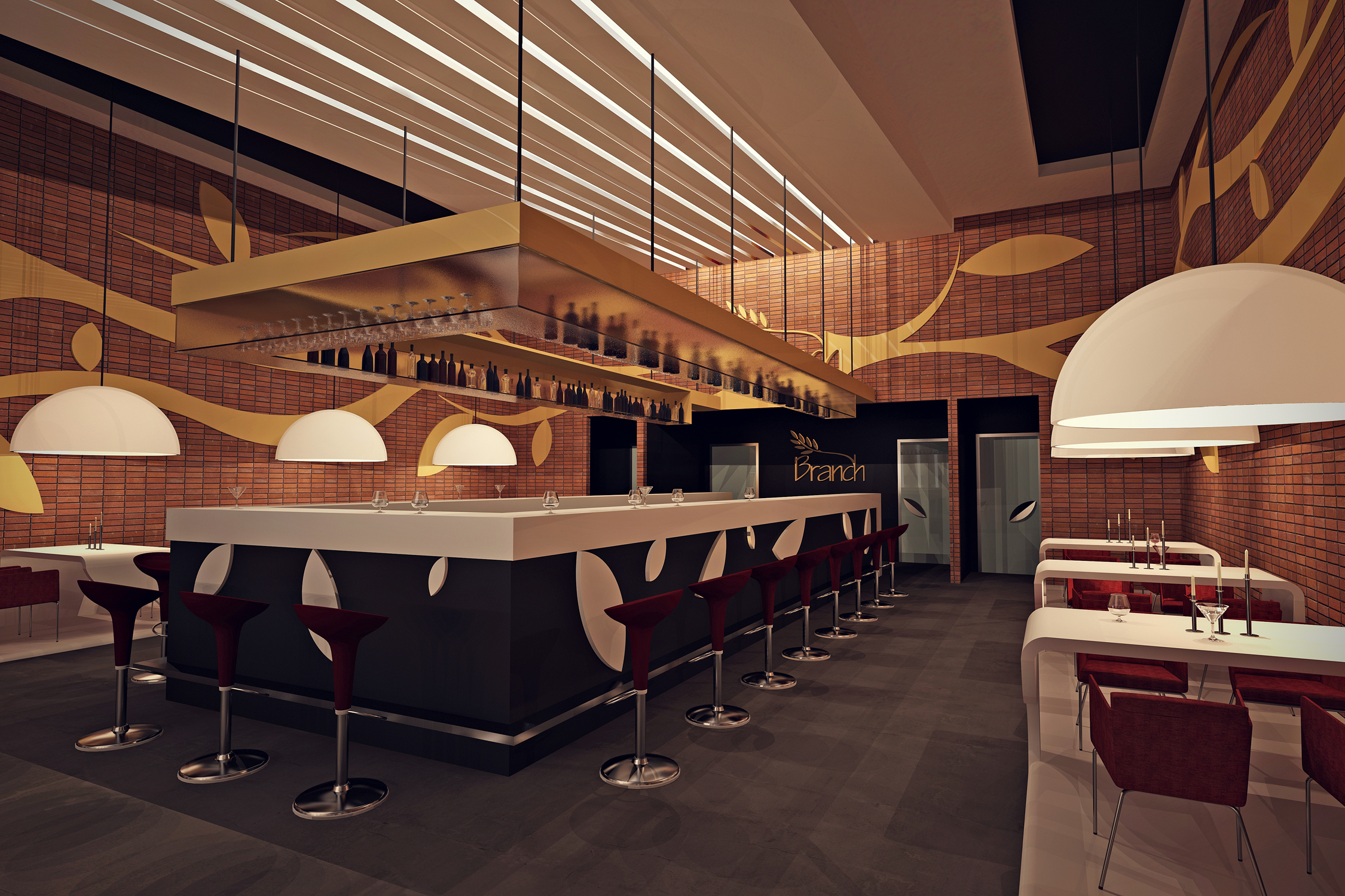 Cafe Branch, Novi Sad Architizer