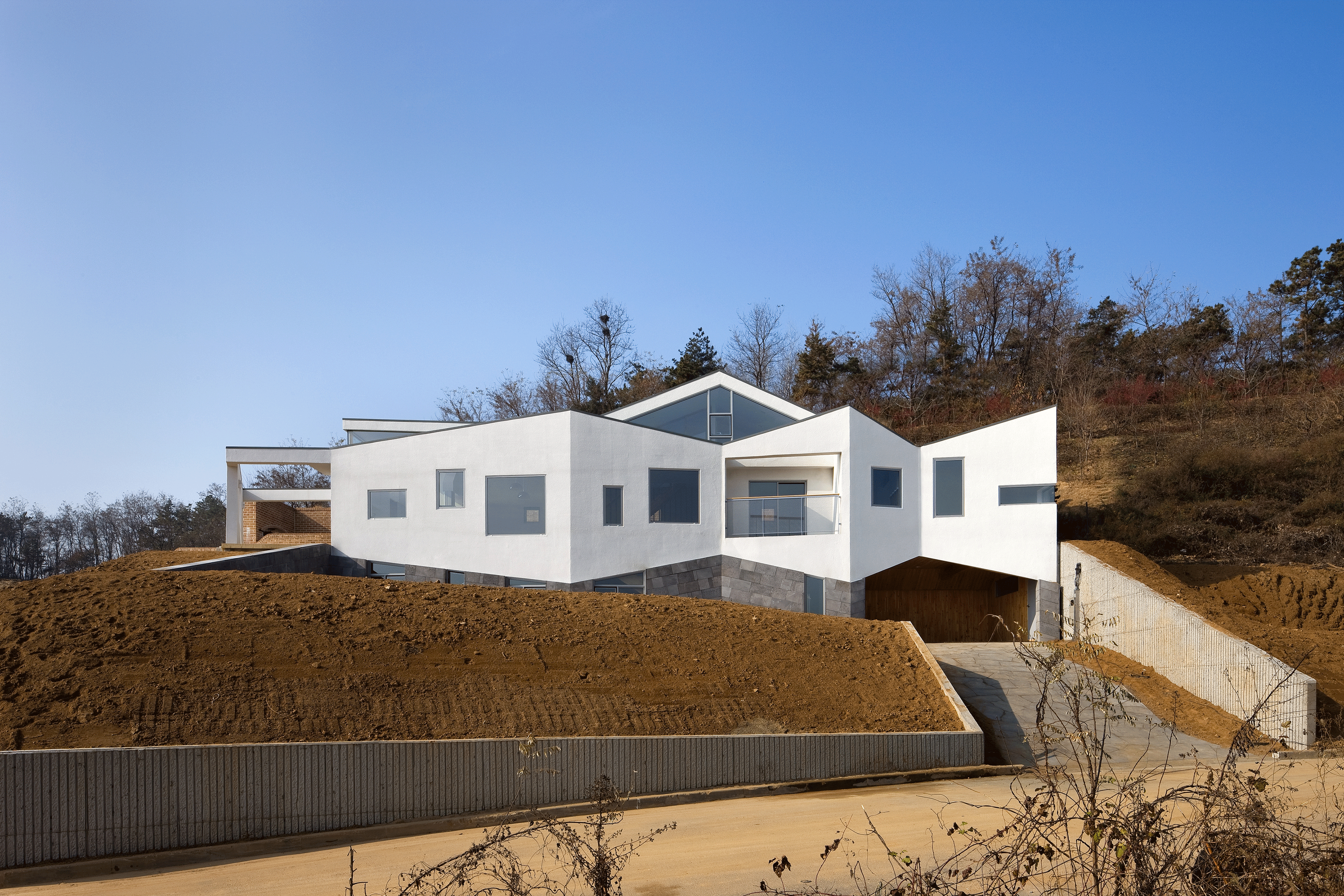 Дом муна. Архитектор Moon Hoon. Panorama House. Korean Architecture.