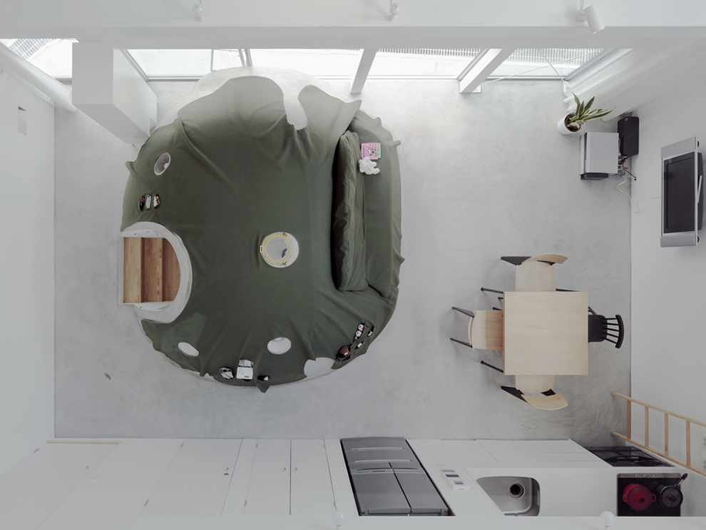 Ground and above Roof House by SpaceSpace - Architizer