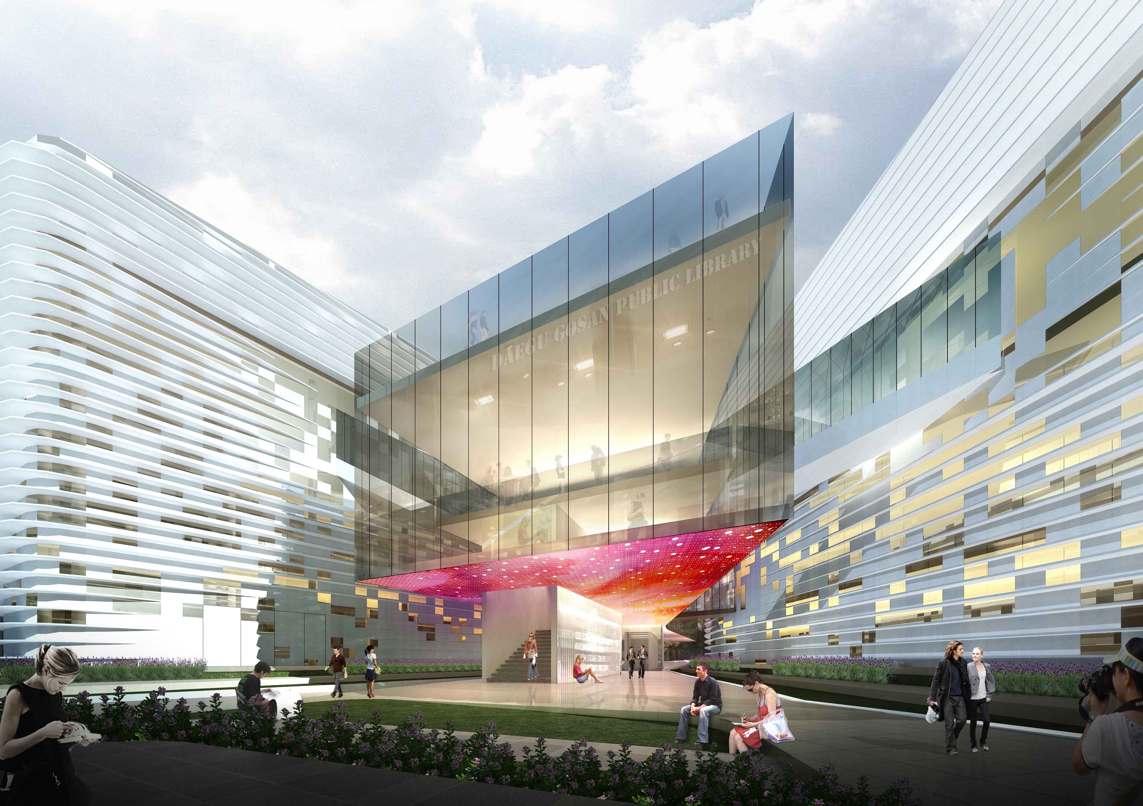 Korean Library by SURE Architecture Limited - Architizer