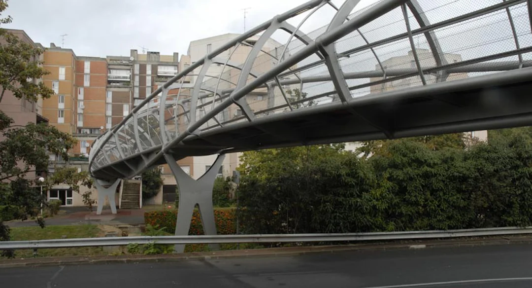 Pedestrian footbridge by DVVD - Architizer