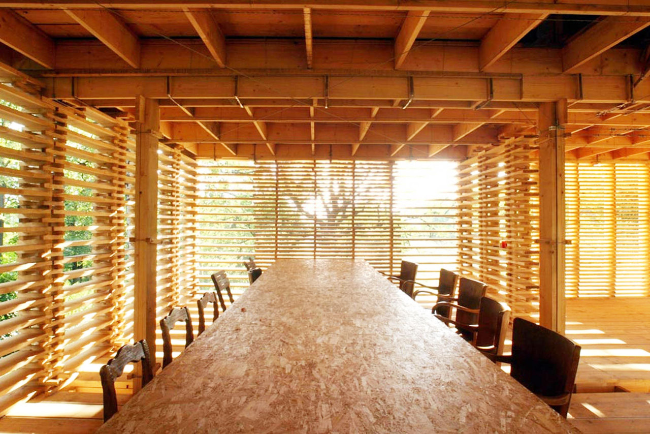 Barn Maxov - timberstore in the shape of a house - Architizer