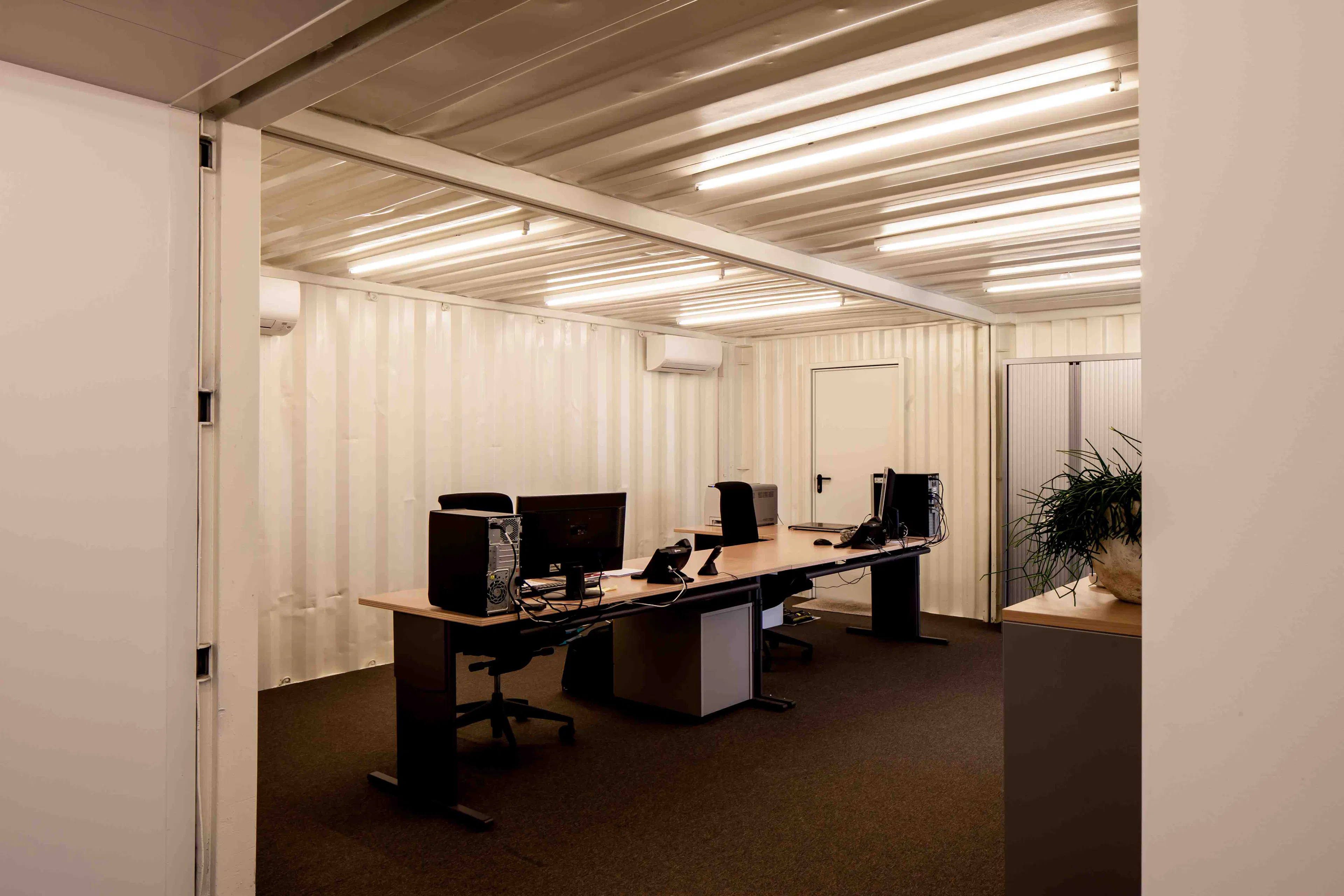 Office with Shipping Containers — 10