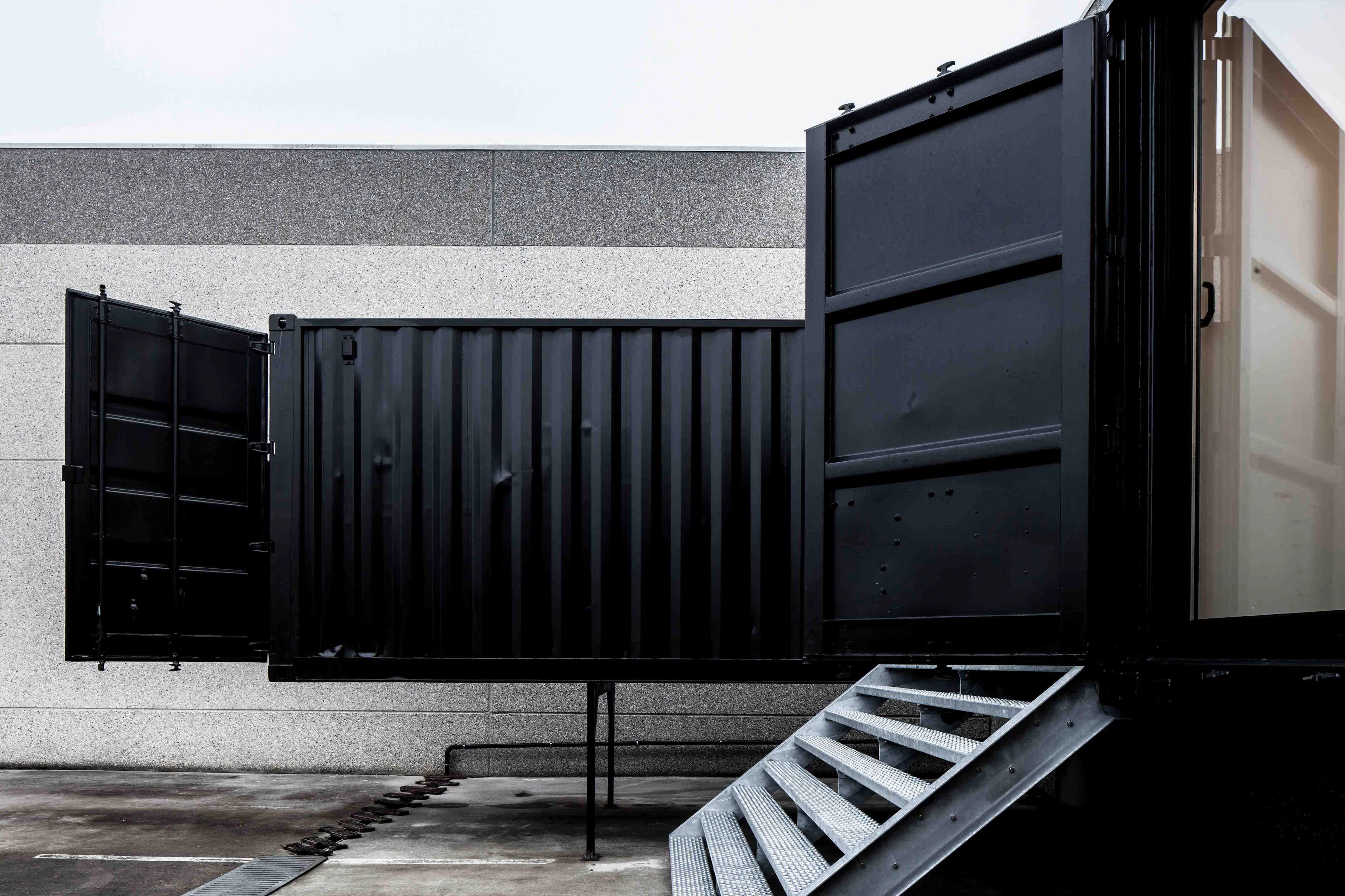 Office with Shipping Containers — 1