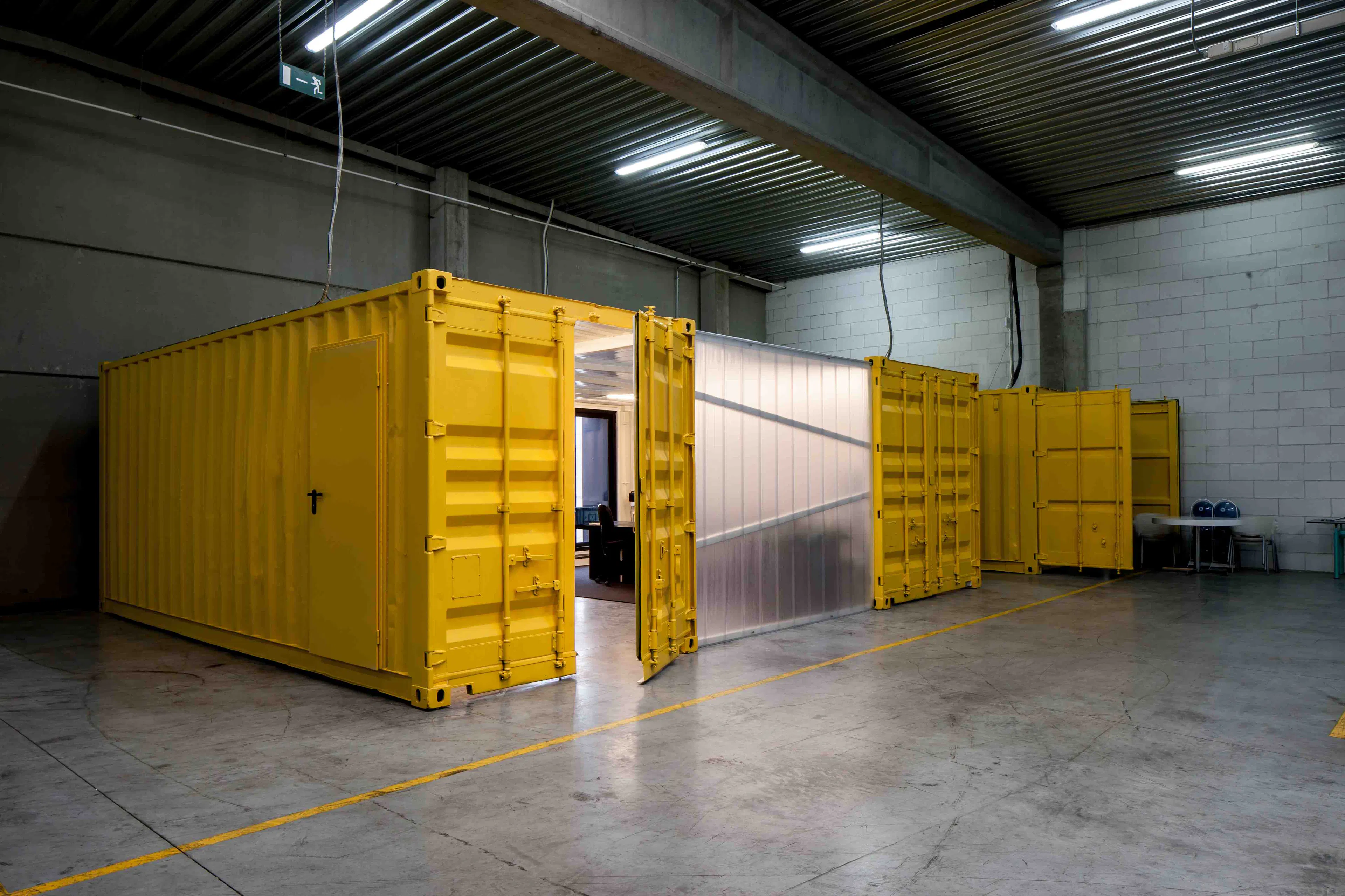Office with Shipping Containers — 5