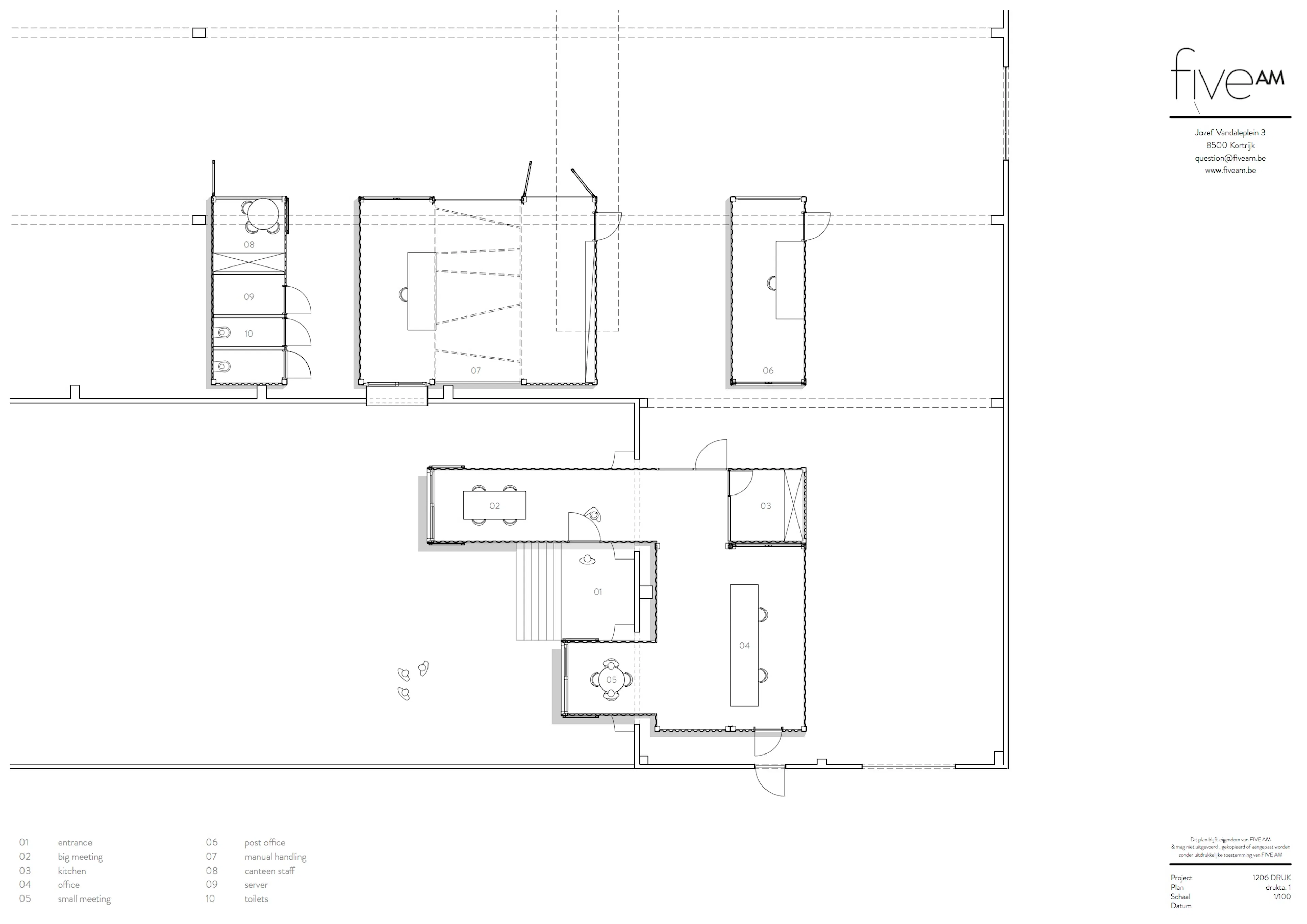 Office with Shipping Containers — 23